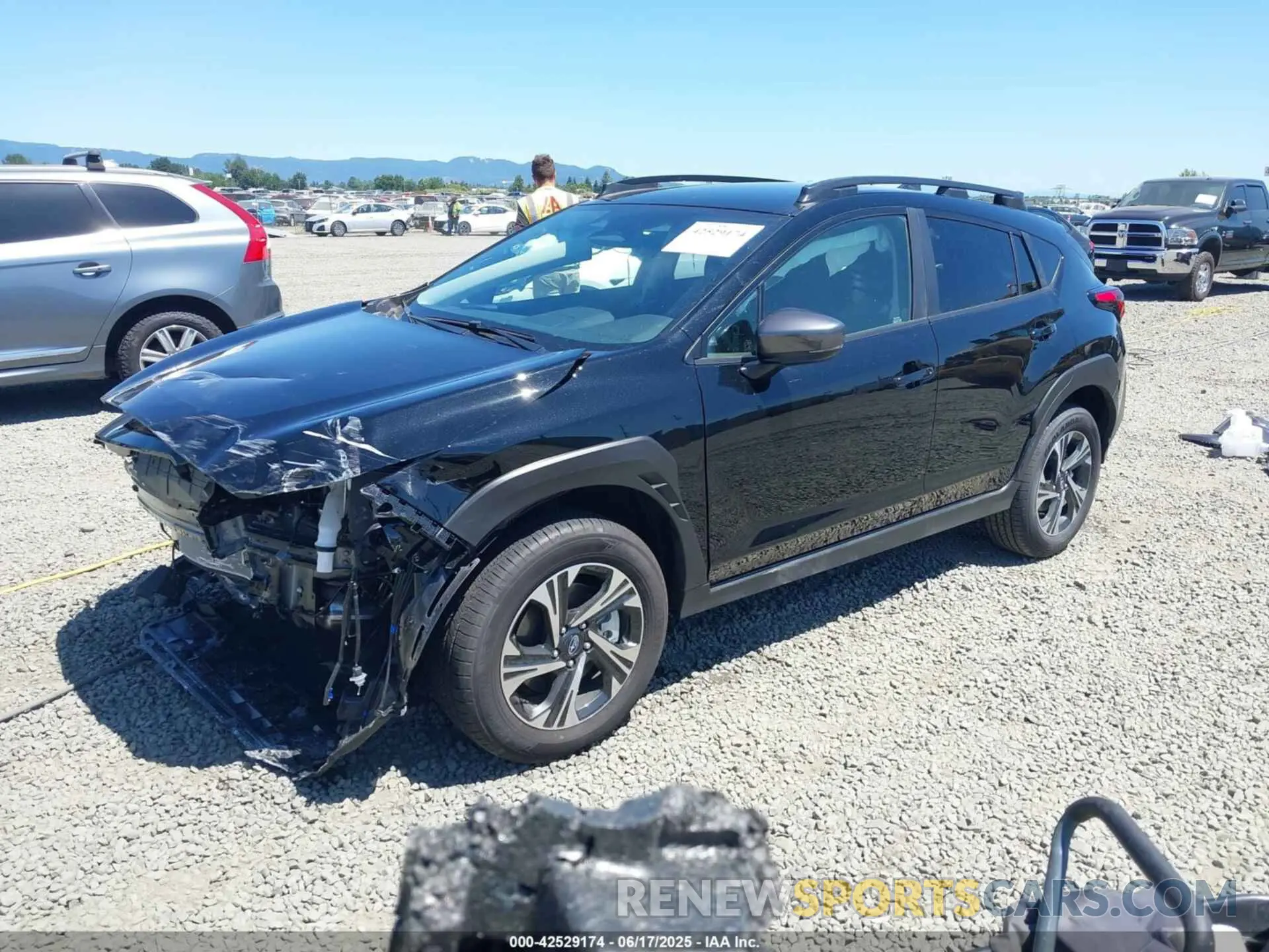 2 Photograph of a damaged car JF2GUHDC9S8255323 SUBARU CROSSTREK 2025