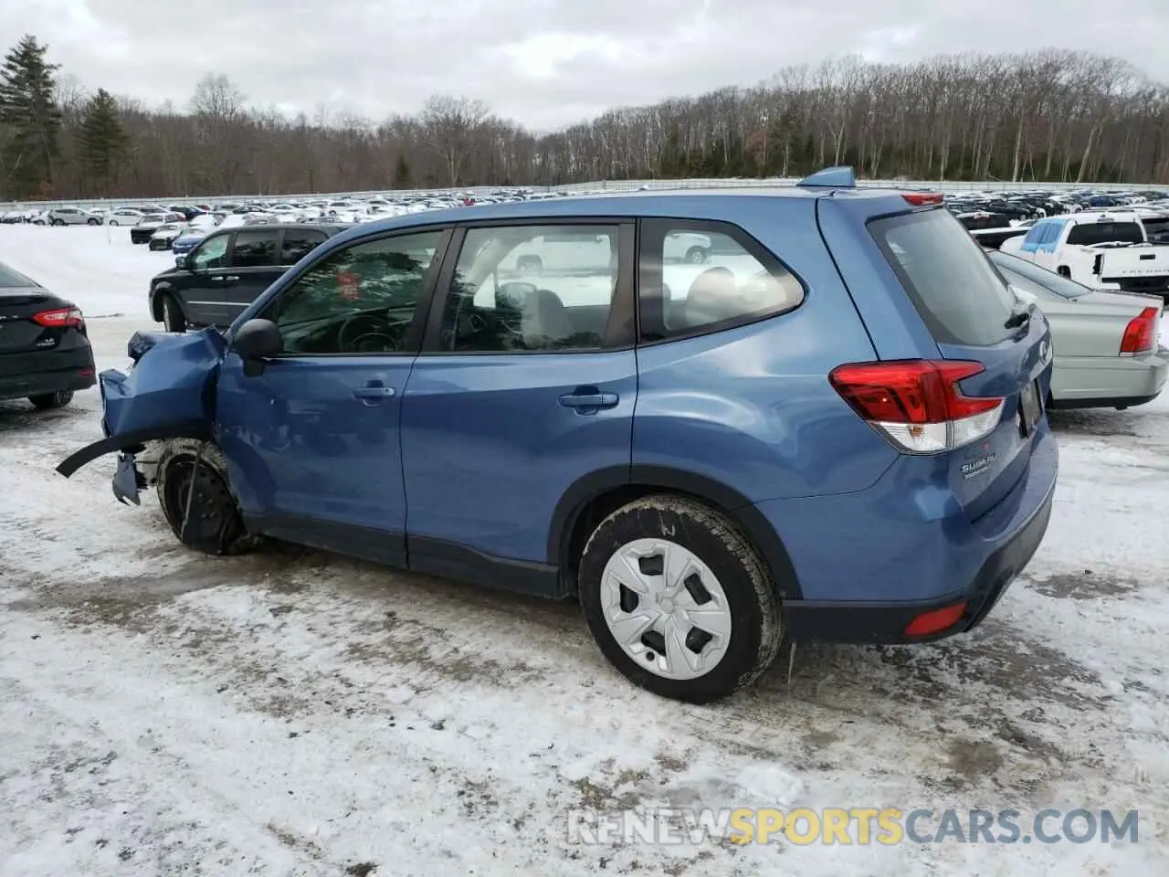 2 Photograph of a damaged car JF2SKAAC3KH489453 SUBARU FORESTER 2019