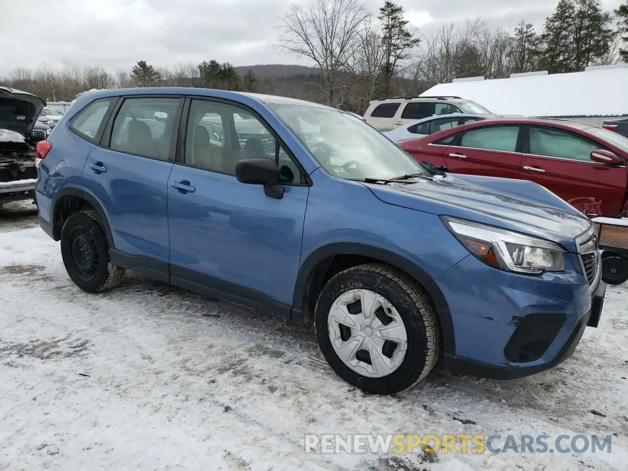 4 Photograph of a damaged car JF2SKAAC3KH489453 SUBARU FORESTER 2019