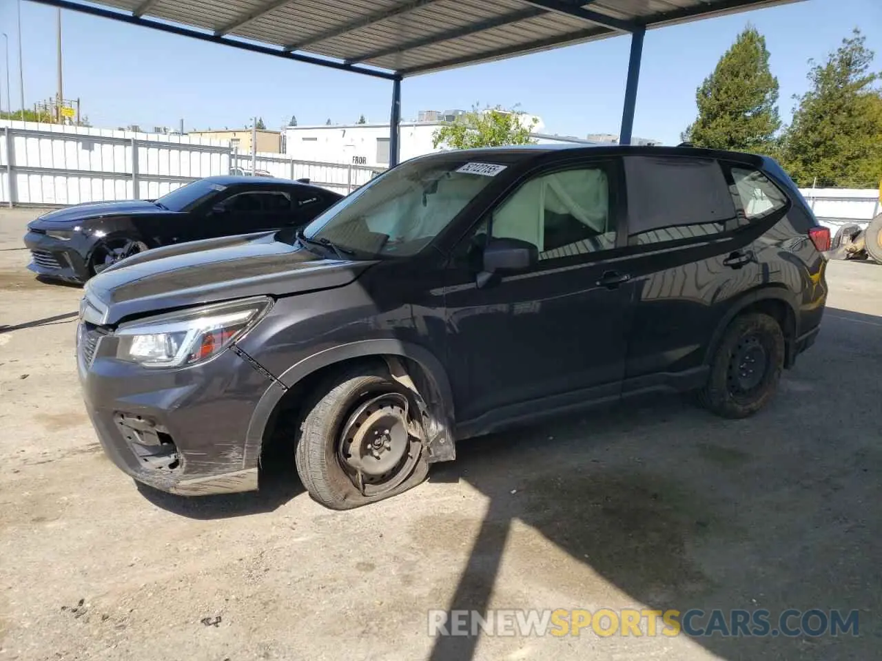 1 Photograph of a damaged car JF2SKAAC4KH401610 SUBARU FORESTER 2019