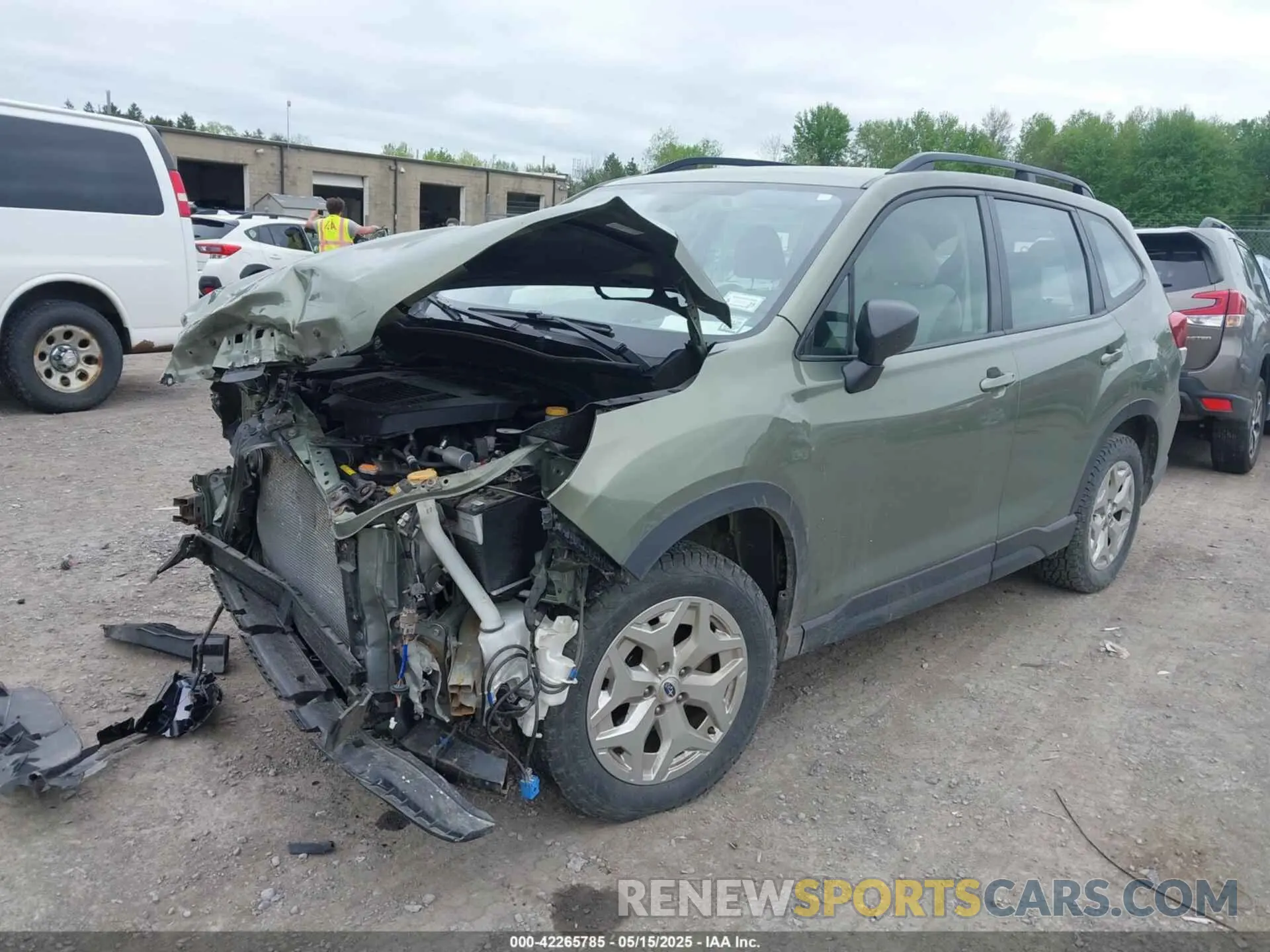 2 Photograph of a damaged car JF2SKACC0KH524625 SUBARU FORESTER 2019