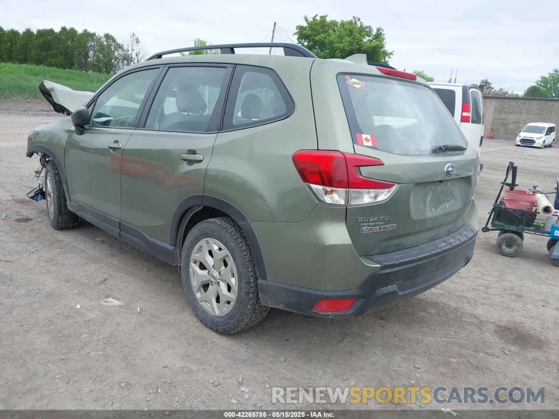 3 Photograph of a damaged car JF2SKACC0KH524625 SUBARU FORESTER 2019