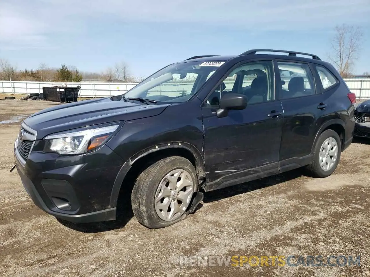 1 Photograph of a damaged car JF2SKACC0KH556491 SUBARU FORESTER 2019