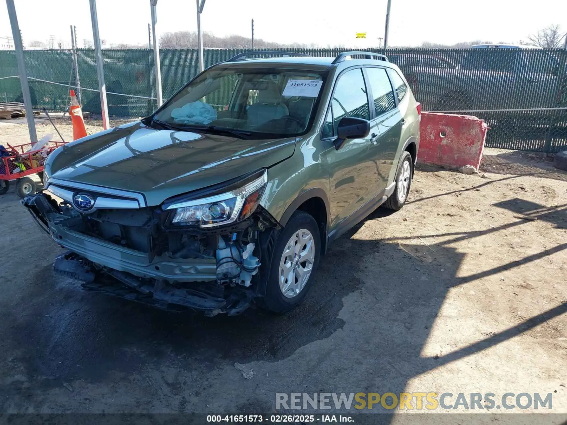 2 Photograph of a damaged car JF2SKACC1KH426994 SUBARU FORESTER 2019