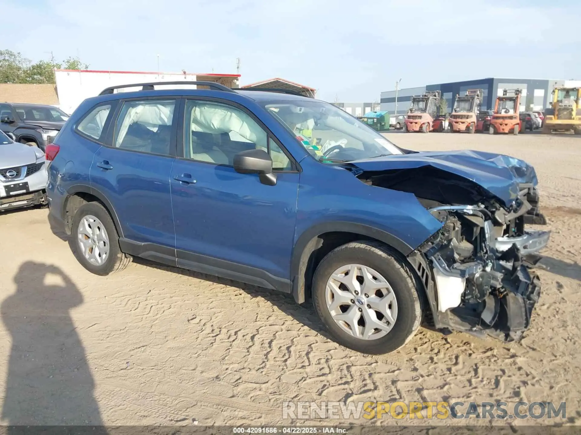 1 Photograph of a damaged car JF2SKACC1KH594439 SUBARU FORESTER 2019