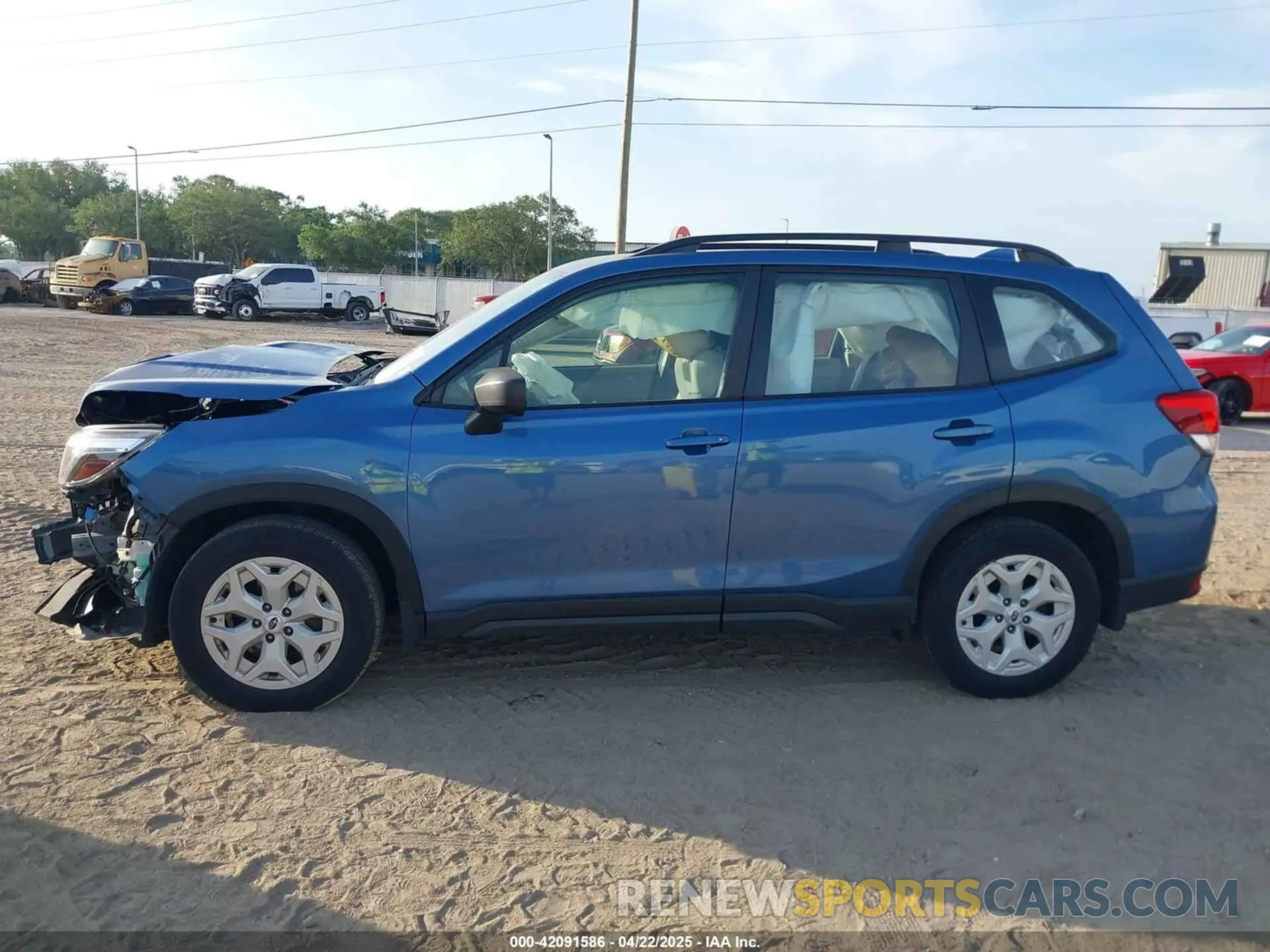 15 Photograph of a damaged car JF2SKACC1KH594439 SUBARU FORESTER 2019