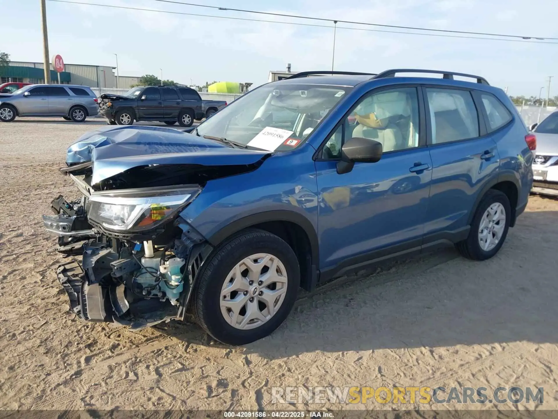 2 Photograph of a damaged car JF2SKACC1KH594439 SUBARU FORESTER 2019