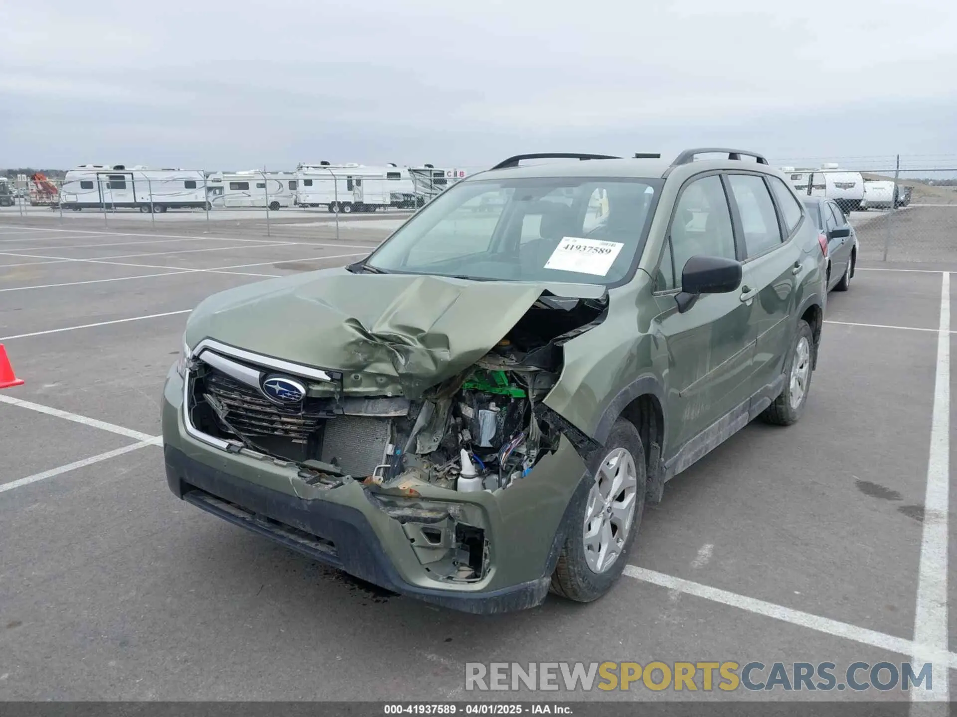 6 Photograph of a damaged car JF2SKACC3KH414202 SUBARU FORESTER 2019