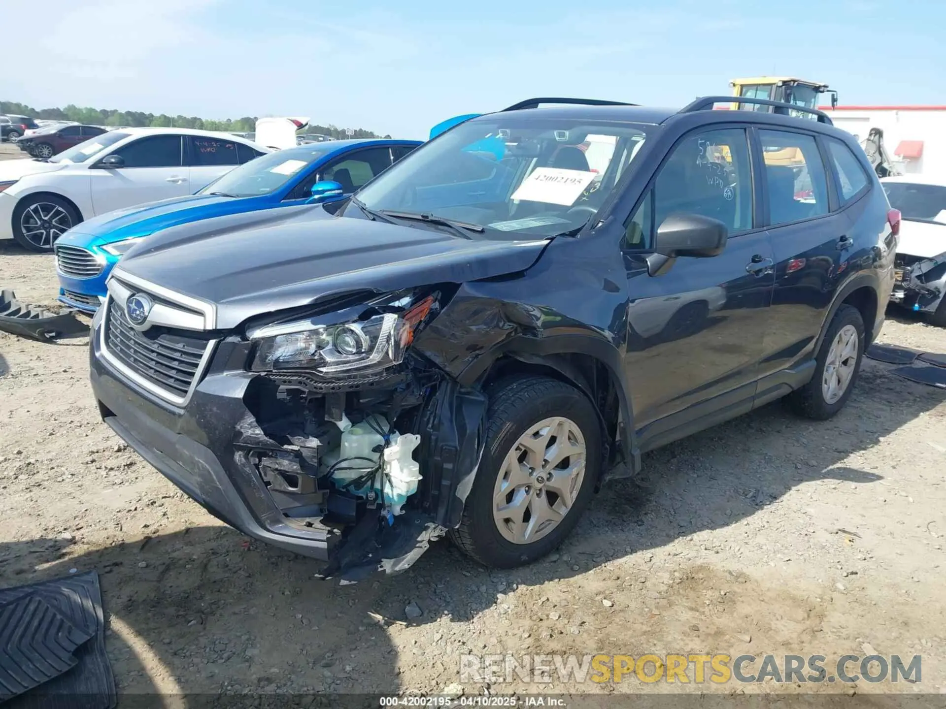 2 Photograph of a damaged car JF2SKACC4KH431509 SUBARU FORESTER 2019