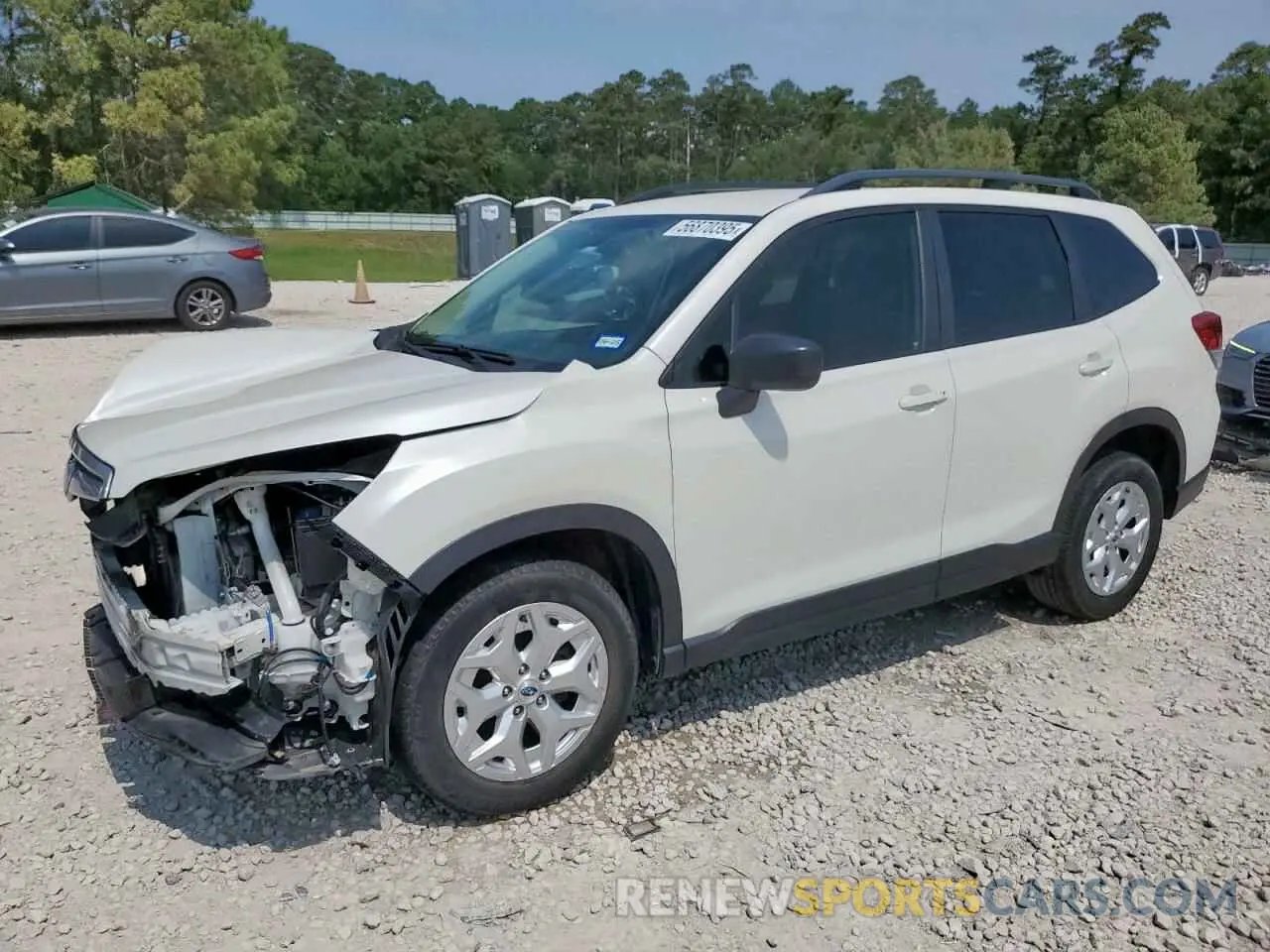 1 Photograph of a damaged car JF2SKACC6KH441877 SUBARU FORESTER 2019