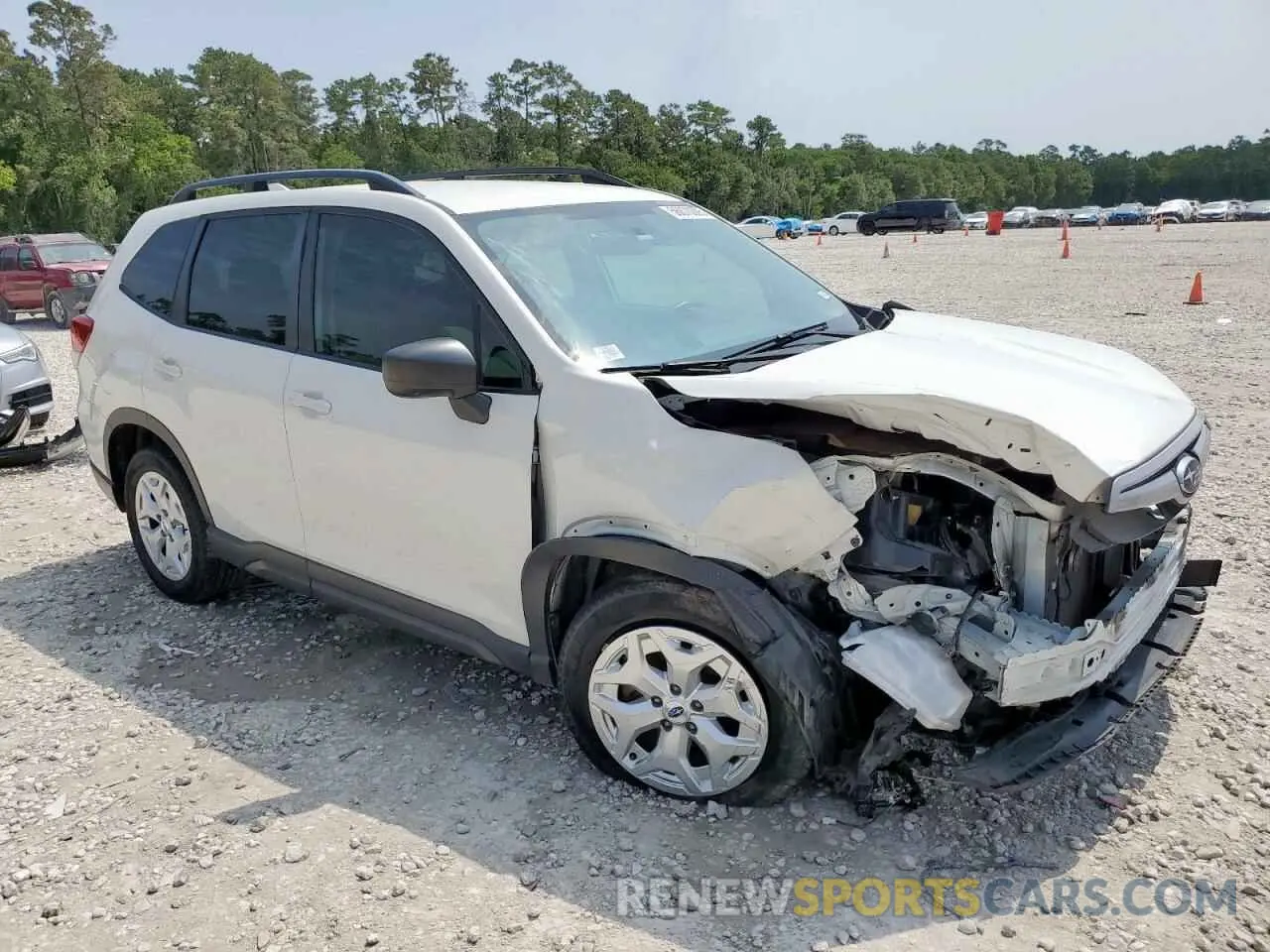 4 Photograph of a damaged car JF2SKACC6KH441877 SUBARU FORESTER 2019