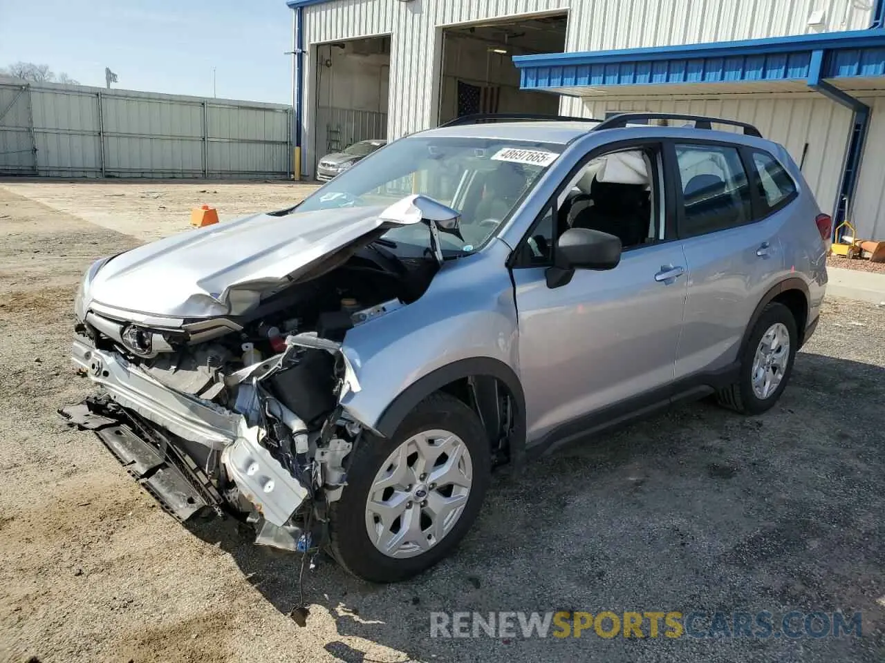 1 Photograph of a damaged car JF2SKACC7KH443248 SUBARU FORESTER 2019