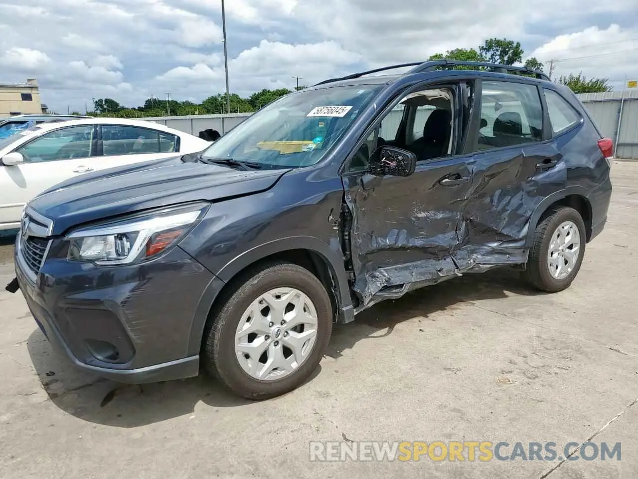 1 Photograph of a damaged car JF2SKACC7KH536402 SUBARU FORESTER 2019
