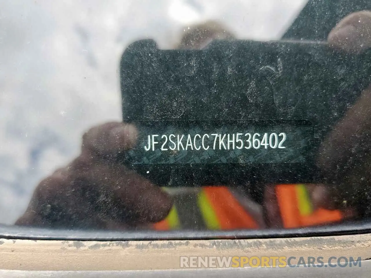 13 Photograph of a damaged car JF2SKACC7KH536402 SUBARU FORESTER 2019