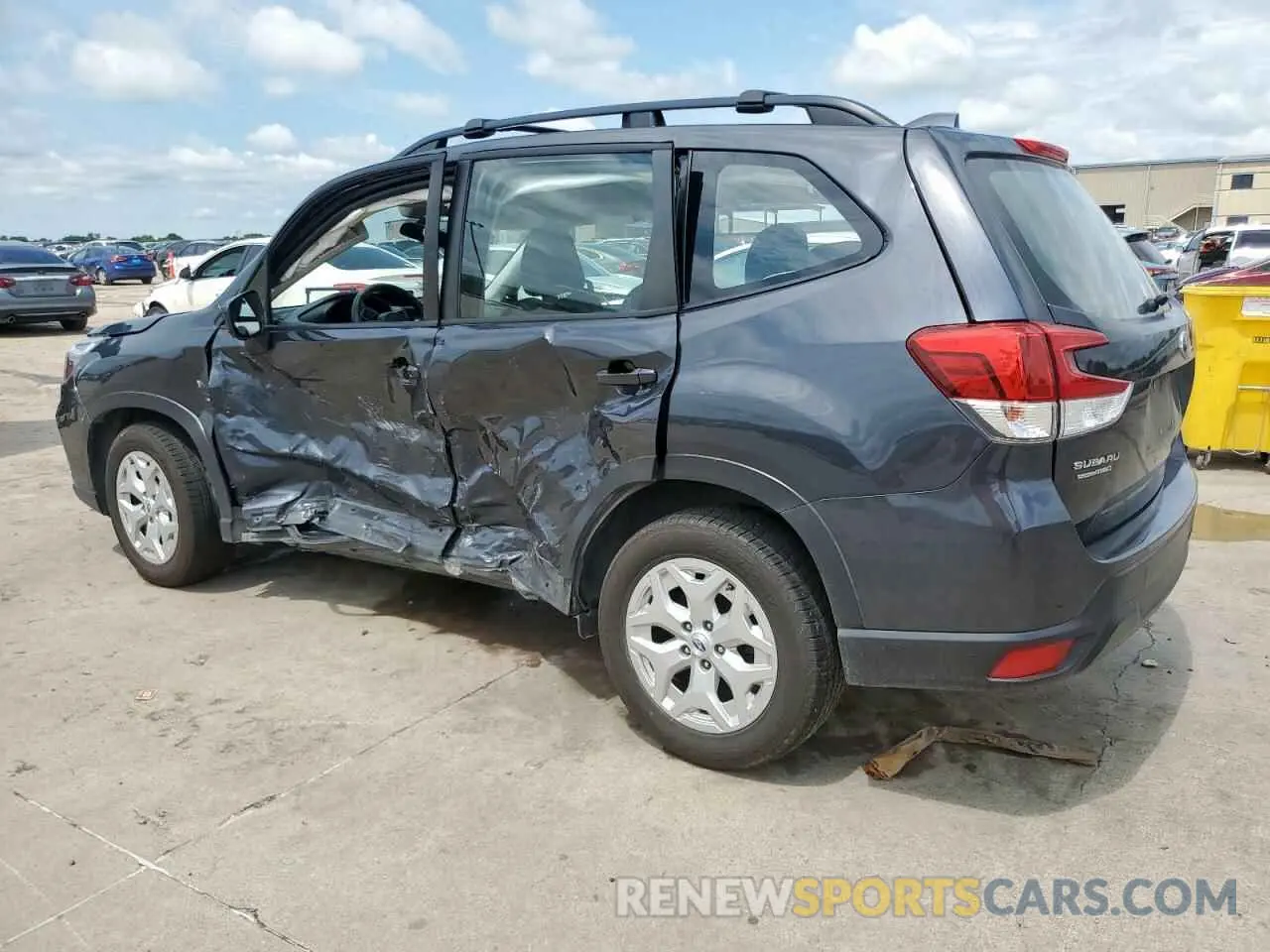 2 Photograph of a damaged car JF2SKACC7KH536402 SUBARU FORESTER 2019
