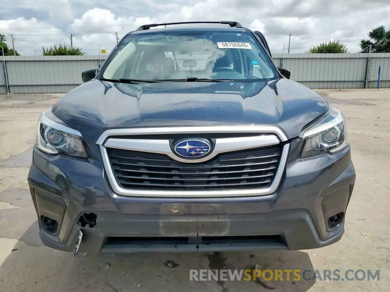 5 Photograph of a damaged car JF2SKACC7KH536402 SUBARU FORESTER 2019