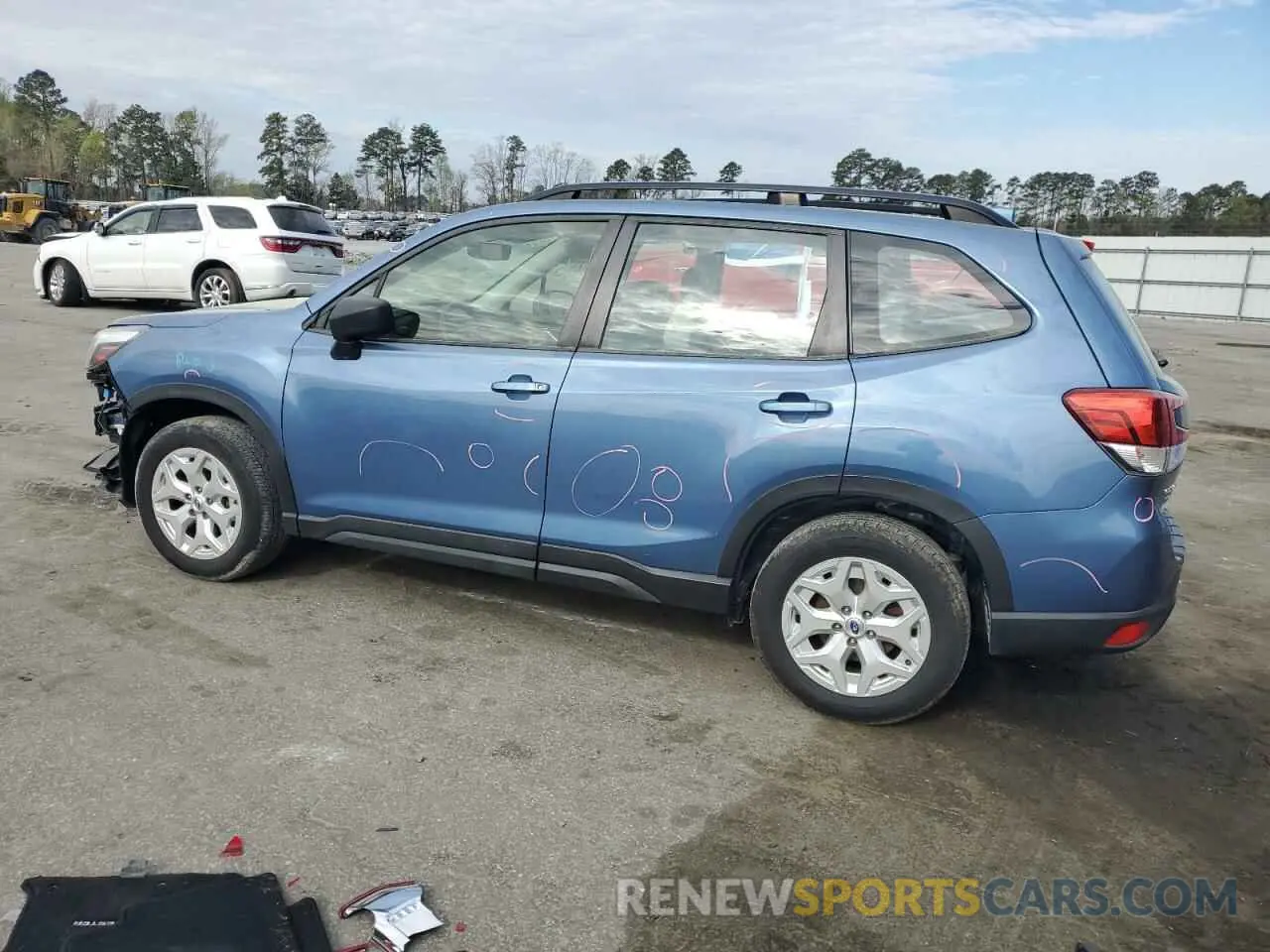 2 Photograph of a damaged car JF2SKACC7KH541275 SUBARU FORESTER 2019