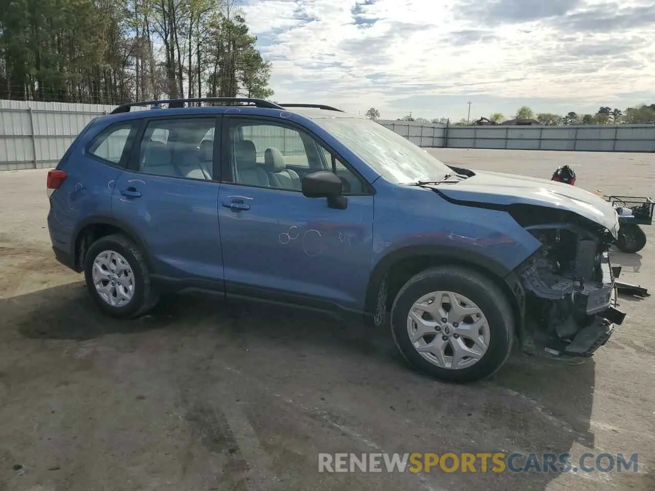 4 Photograph of a damaged car JF2SKACC7KH541275 SUBARU FORESTER 2019