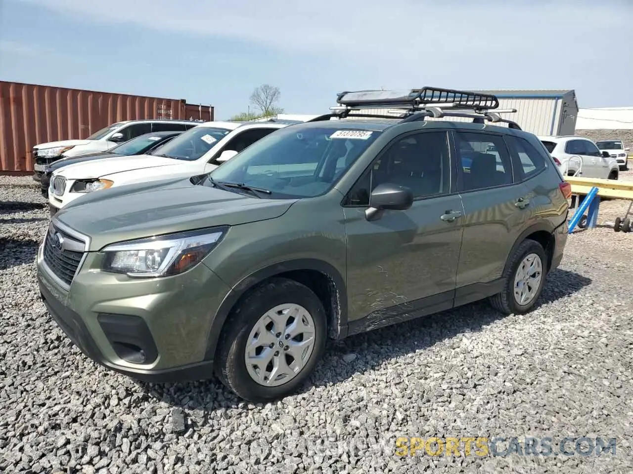 1 Photograph of a damaged car JF2SKACC8KH462438 SUBARU FORESTER 2019
