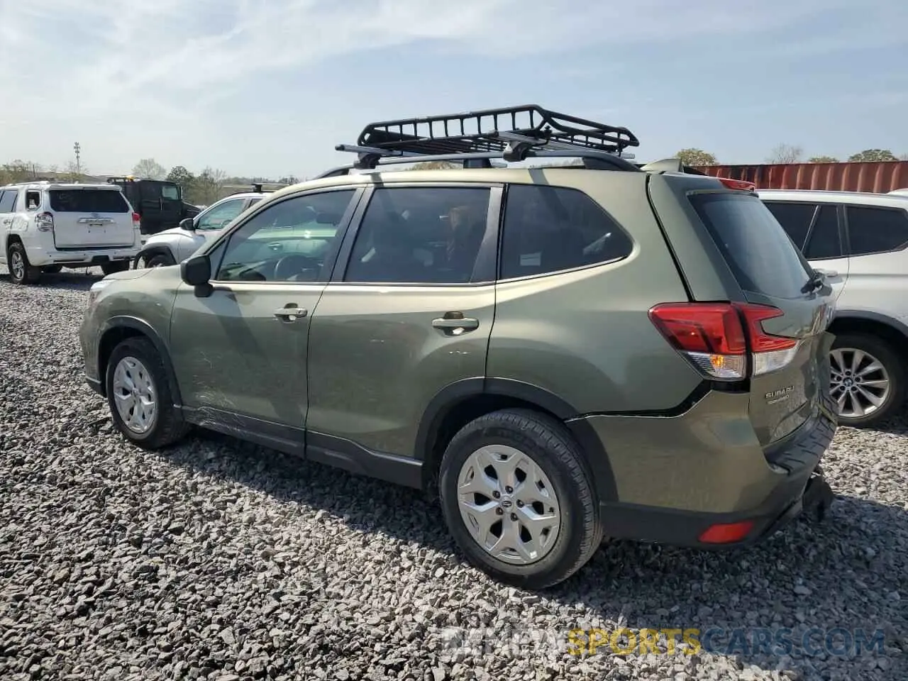 2 Photograph of a damaged car JF2SKACC8KH462438 SUBARU FORESTER 2019