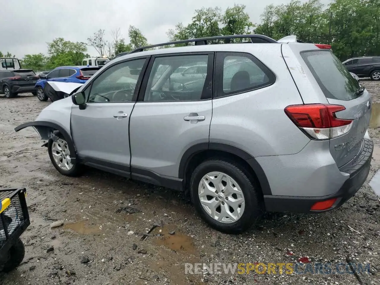 2 Photograph of a damaged car JF2SKACC8KH474220 SUBARU FORESTER 2019