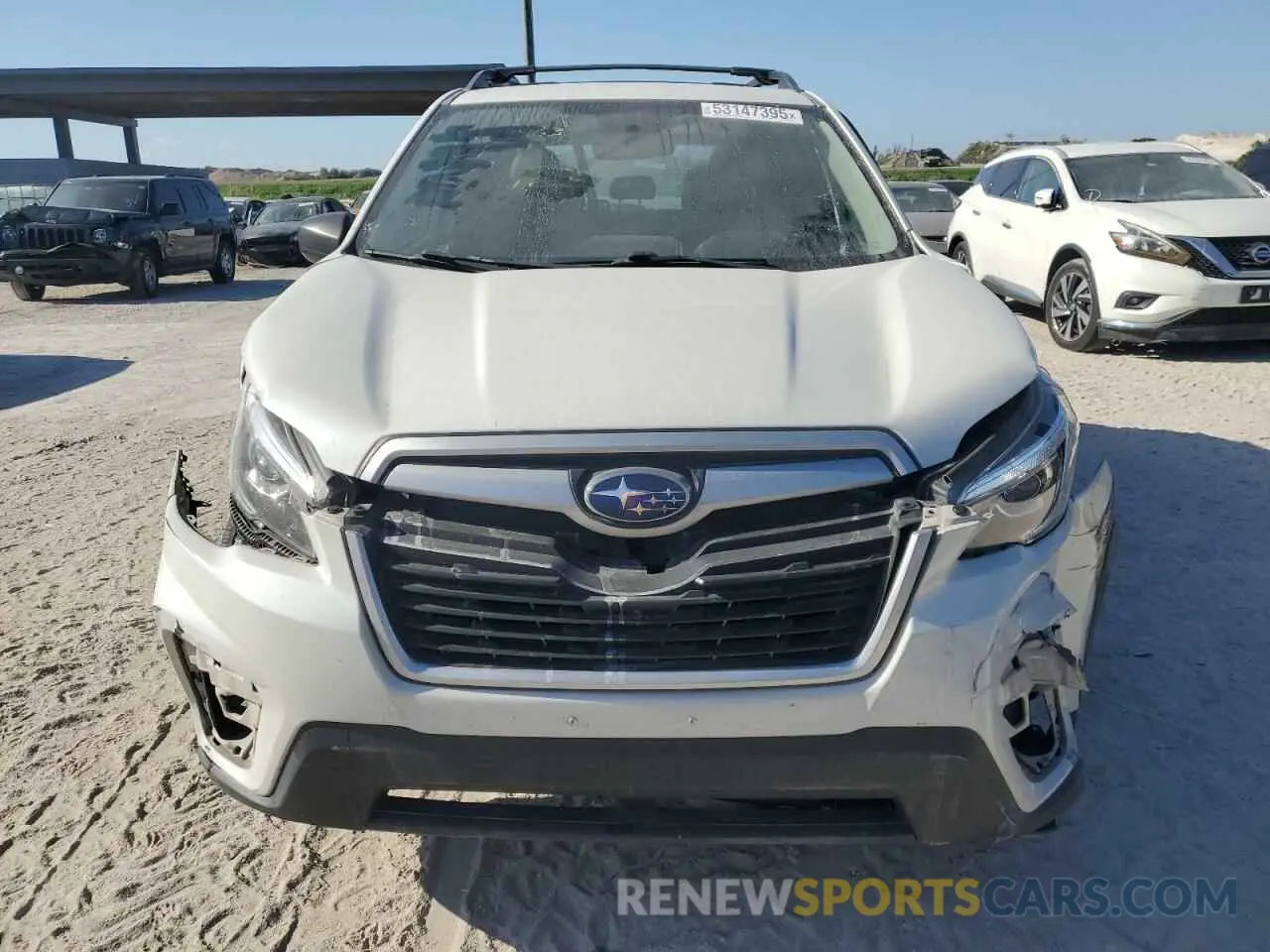 5 Photograph of a damaged car JF2SKACC8KH490580 SUBARU FORESTER 2019
