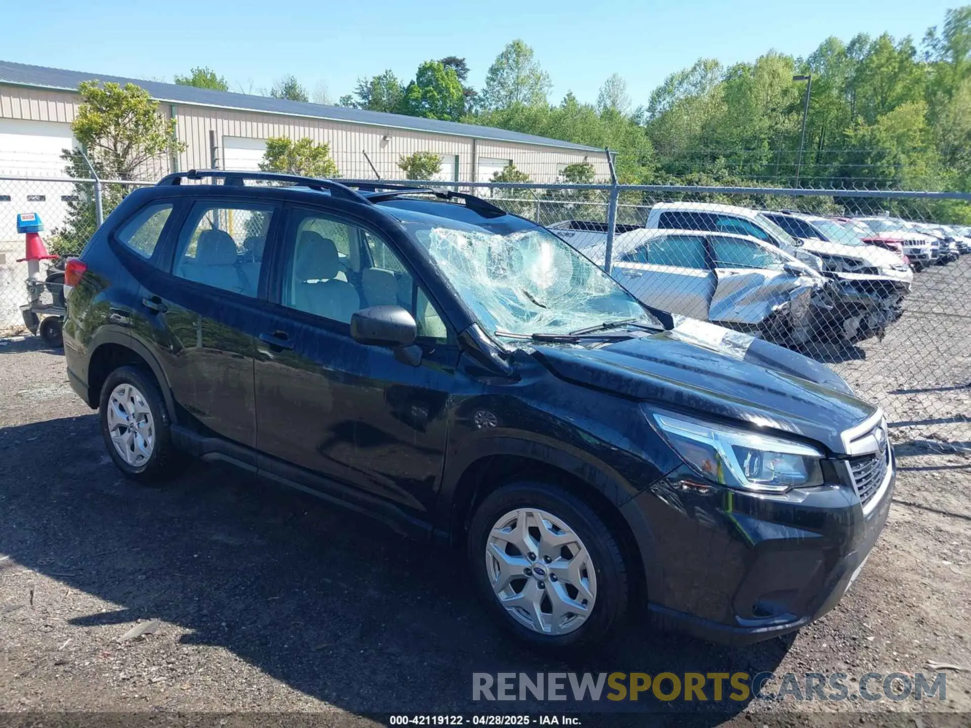 1 Photograph of a damaged car JF2SKACC8KH508138 SUBARU FORESTER 2019