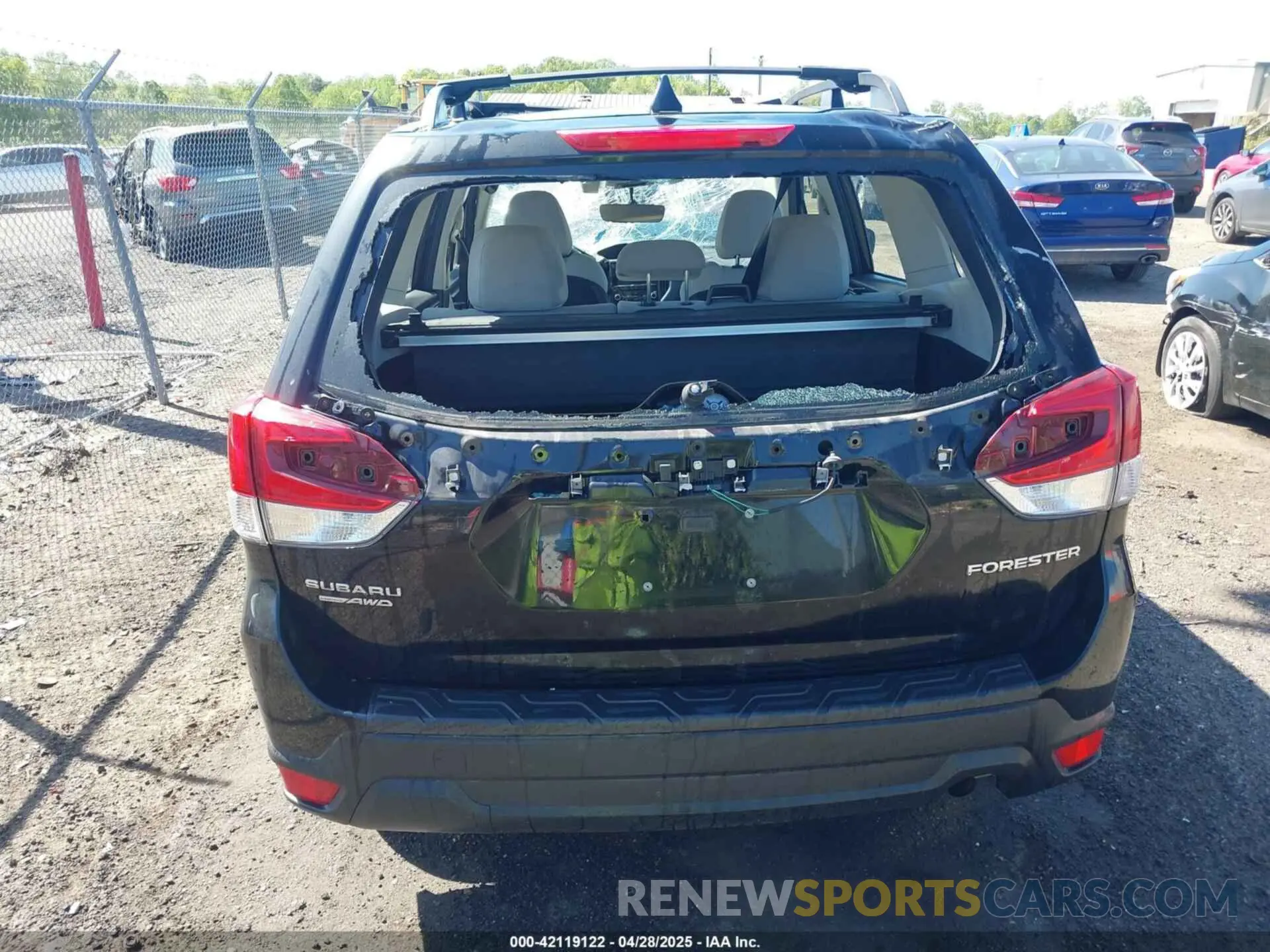 17 Photograph of a damaged car JF2SKACC8KH508138 SUBARU FORESTER 2019
