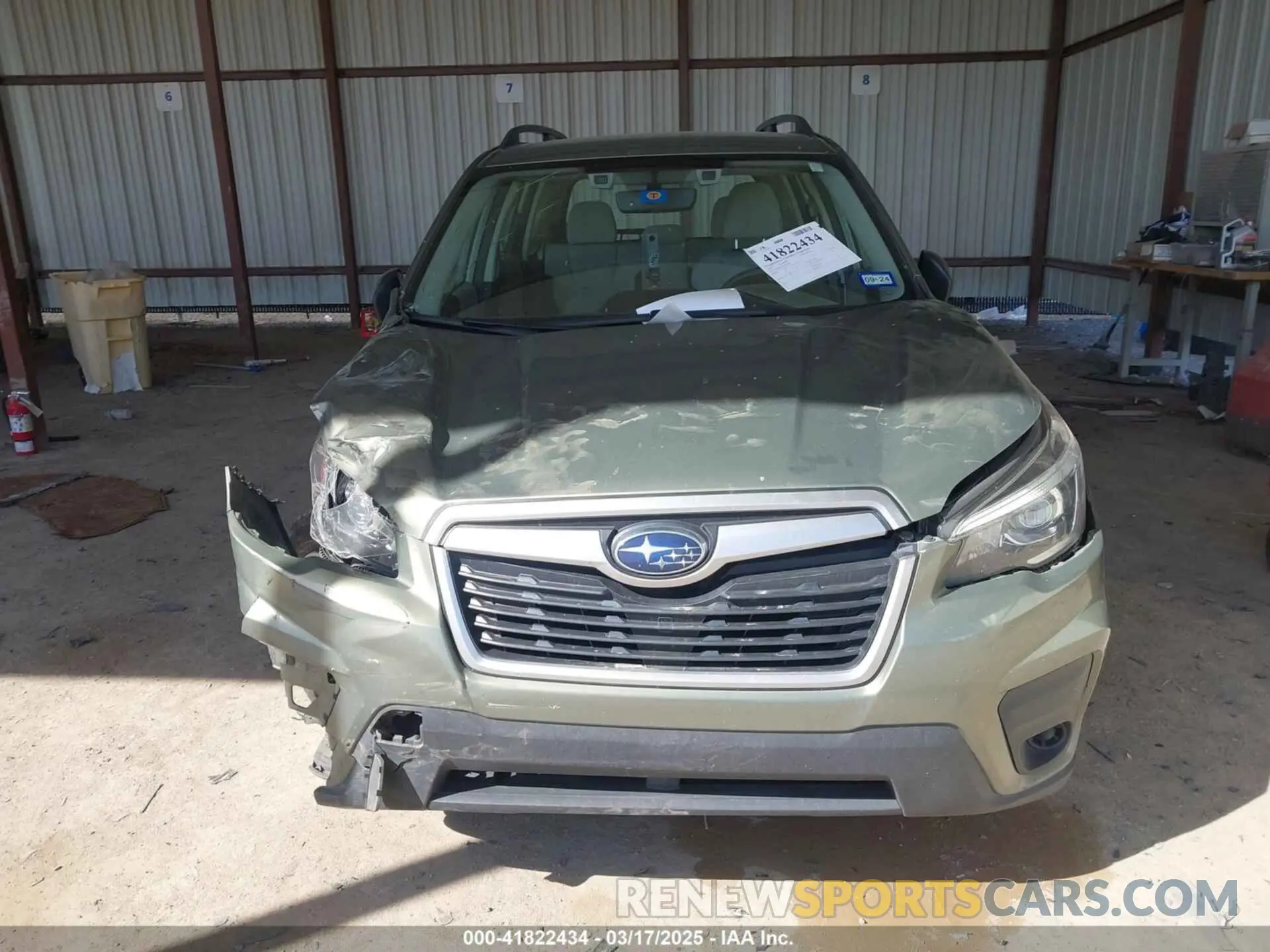 12 Photograph of a damaged car JF2SKACC9KH400983 SUBARU FORESTER 2019