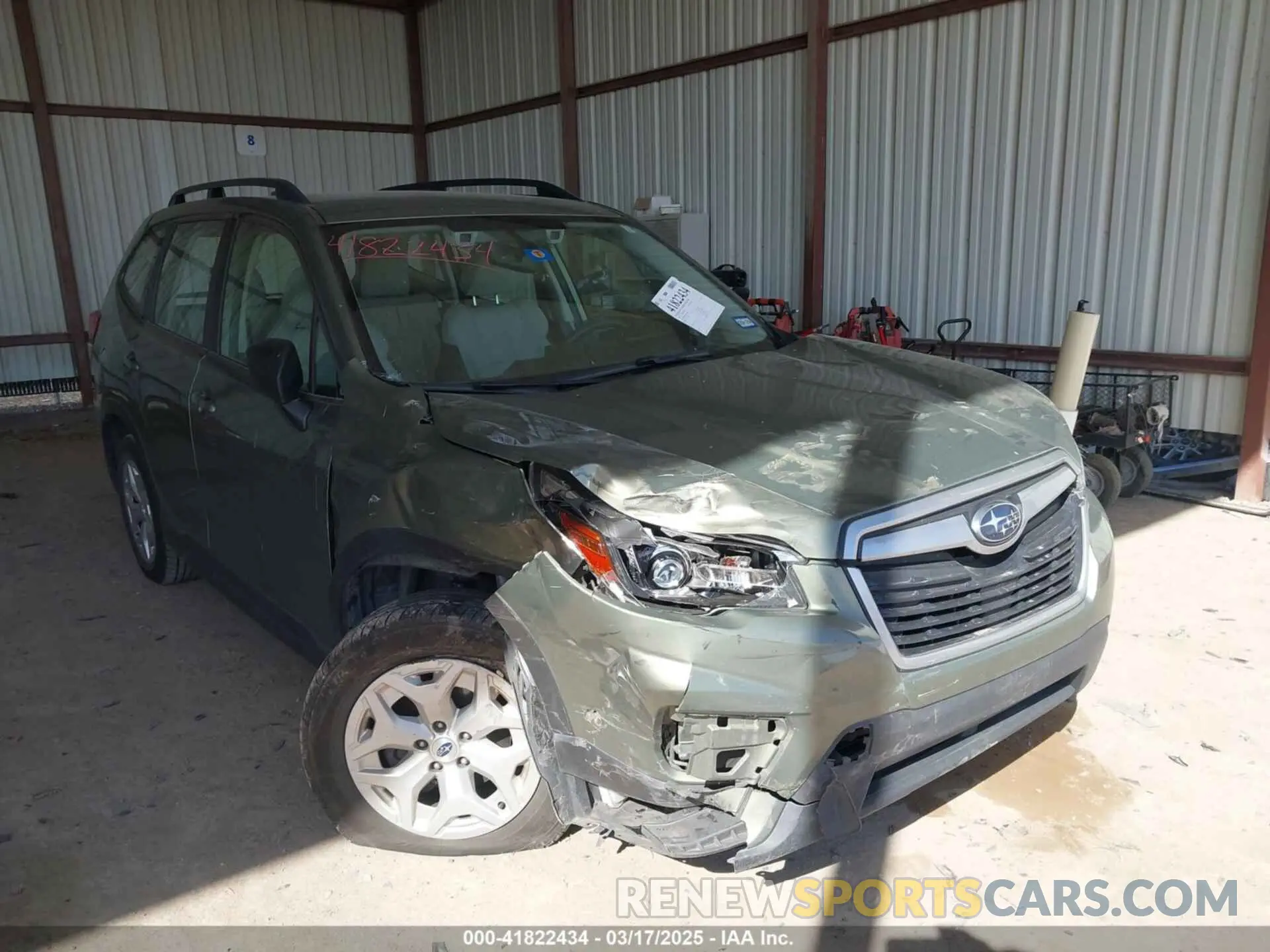 6 Photograph of a damaged car JF2SKACC9KH400983 SUBARU FORESTER 2019