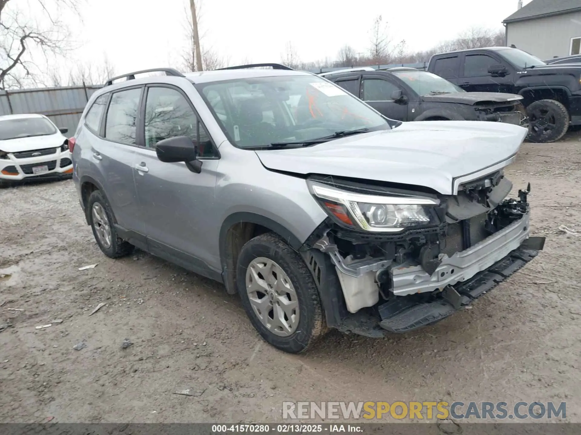 1 Photograph of a damaged car JF2SKACC9KH439492 SUBARU FORESTER 2019