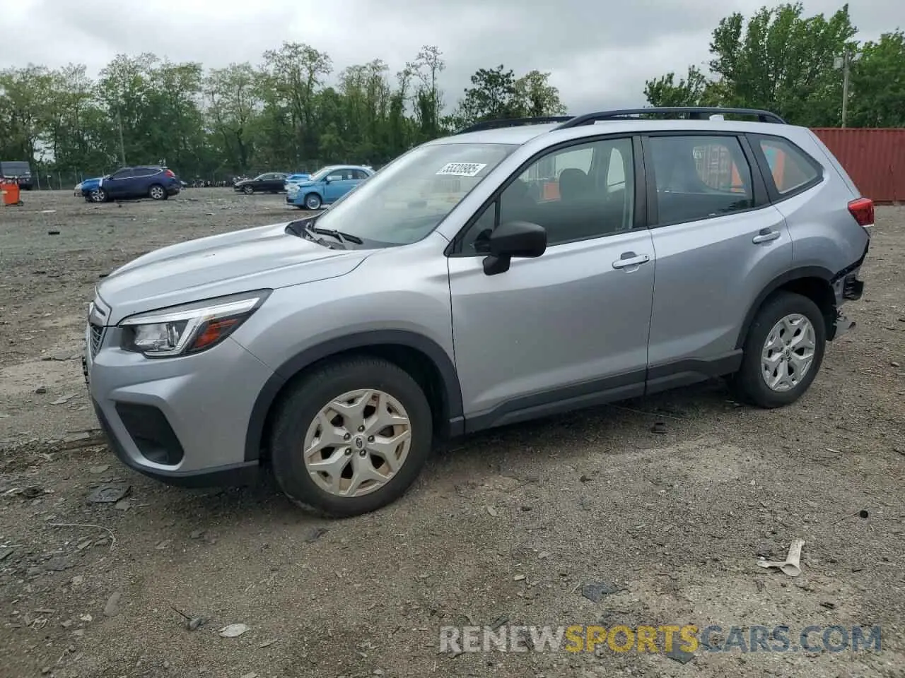 1 Photograph of a damaged car JF2SKACC9KH443011 SUBARU FORESTER 2019