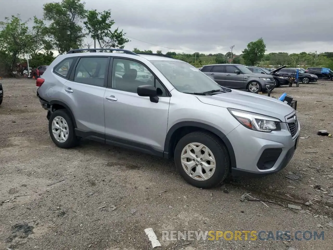 4 Photograph of a damaged car JF2SKACC9KH443011 SUBARU FORESTER 2019