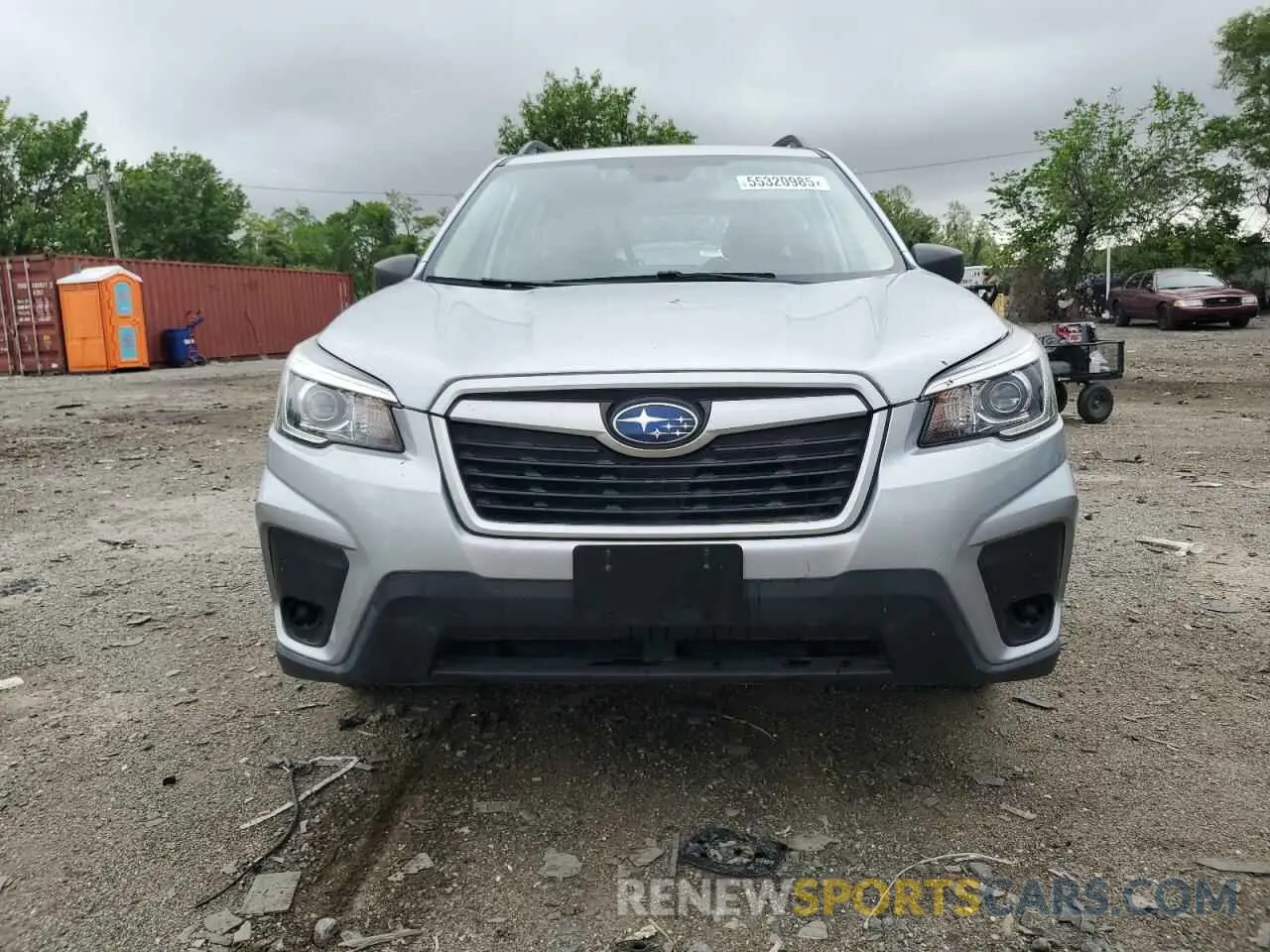 5 Photograph of a damaged car JF2SKACC9KH443011 SUBARU FORESTER 2019