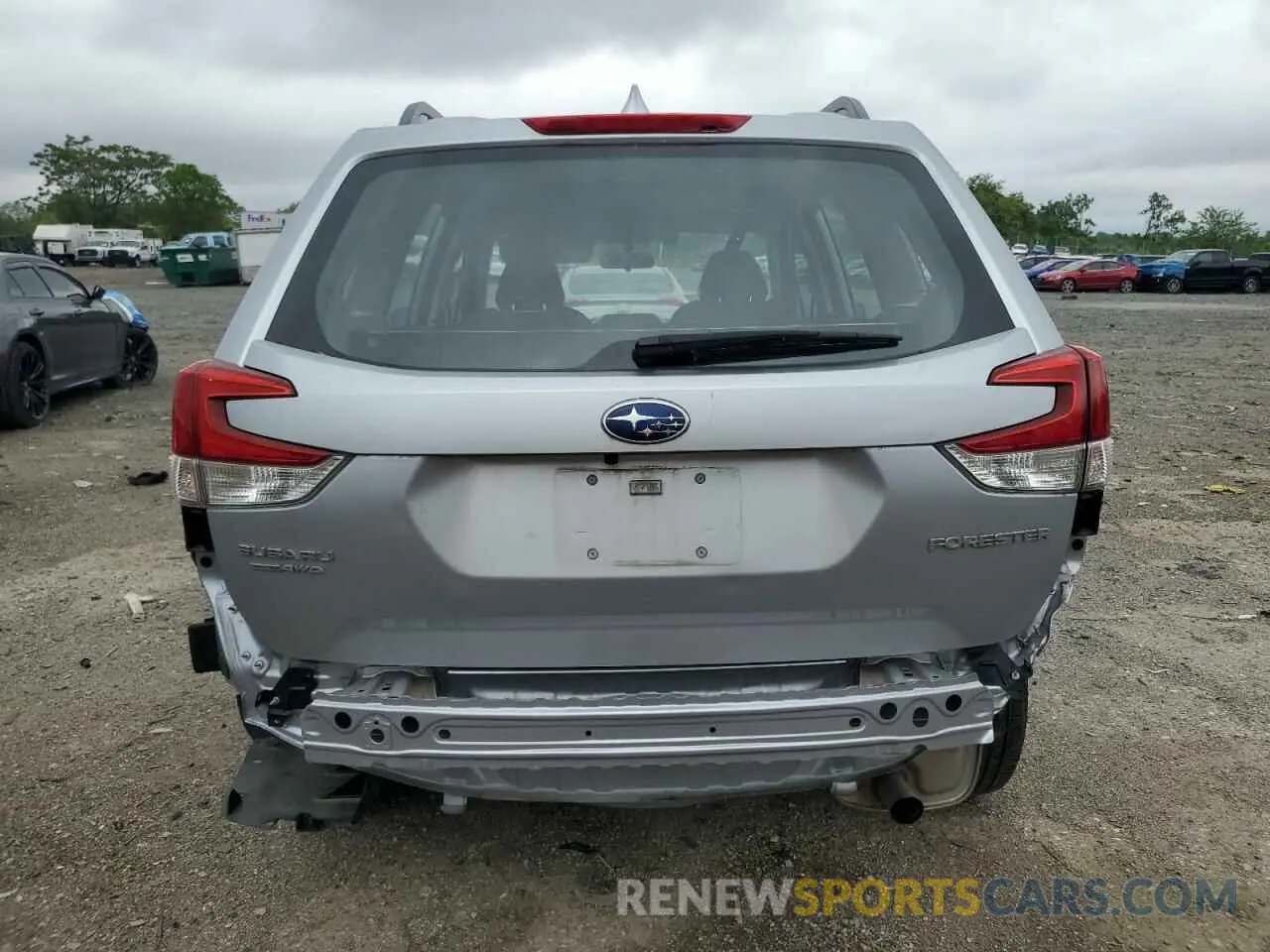 6 Photograph of a damaged car JF2SKACC9KH443011 SUBARU FORESTER 2019