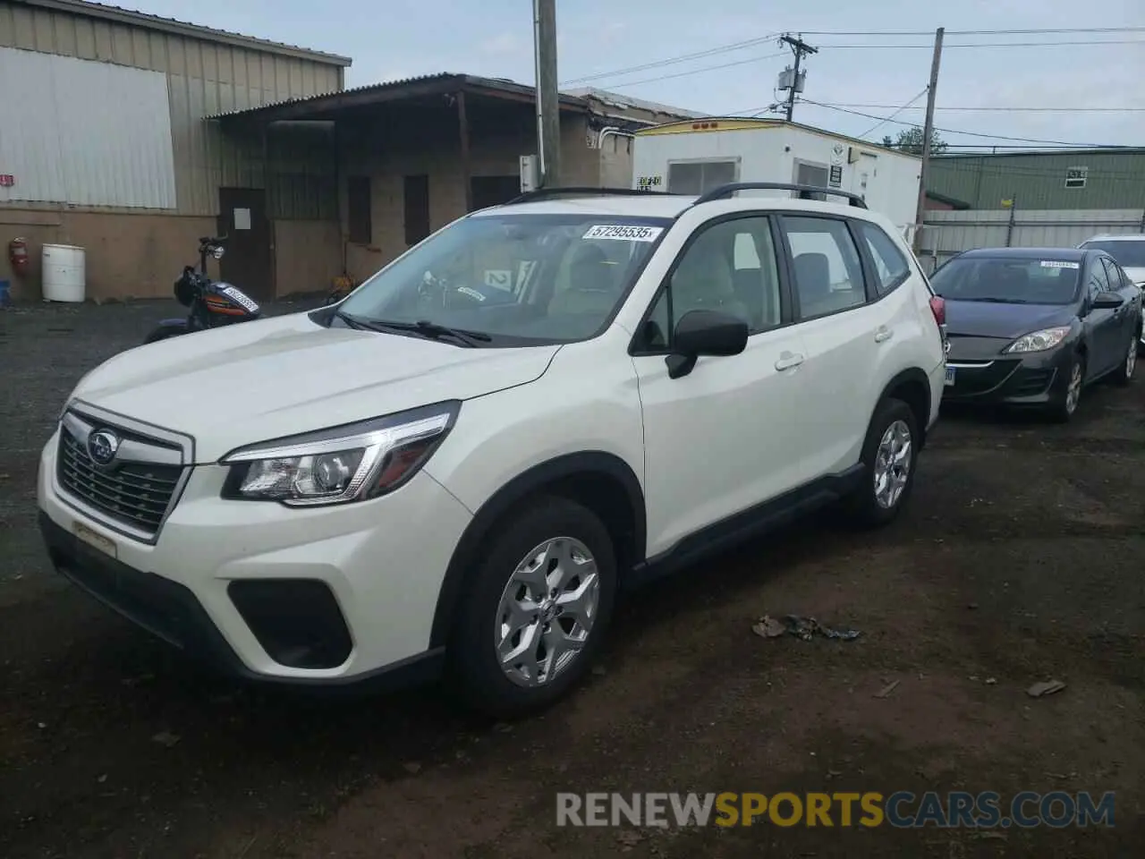 1 Photograph of a damaged car JF2SKACC9KH460665 SUBARU FORESTER 2019