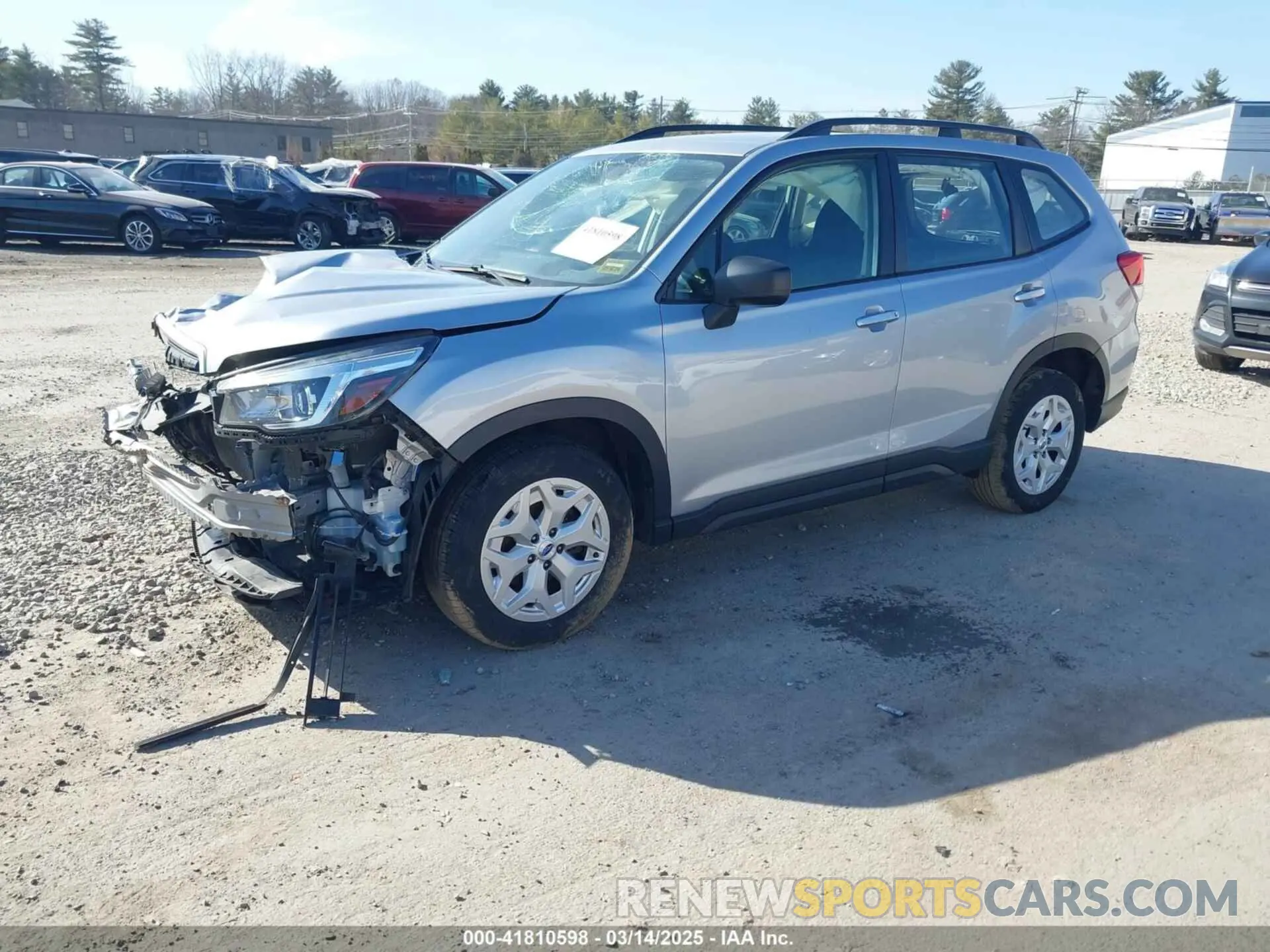 2 Photograph of a damaged car JF2SKACCXKH410907 SUBARU FORESTER 2019