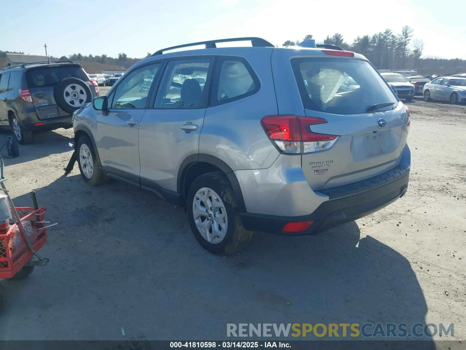 3 Photograph of a damaged car JF2SKACCXKH410907 SUBARU FORESTER 2019