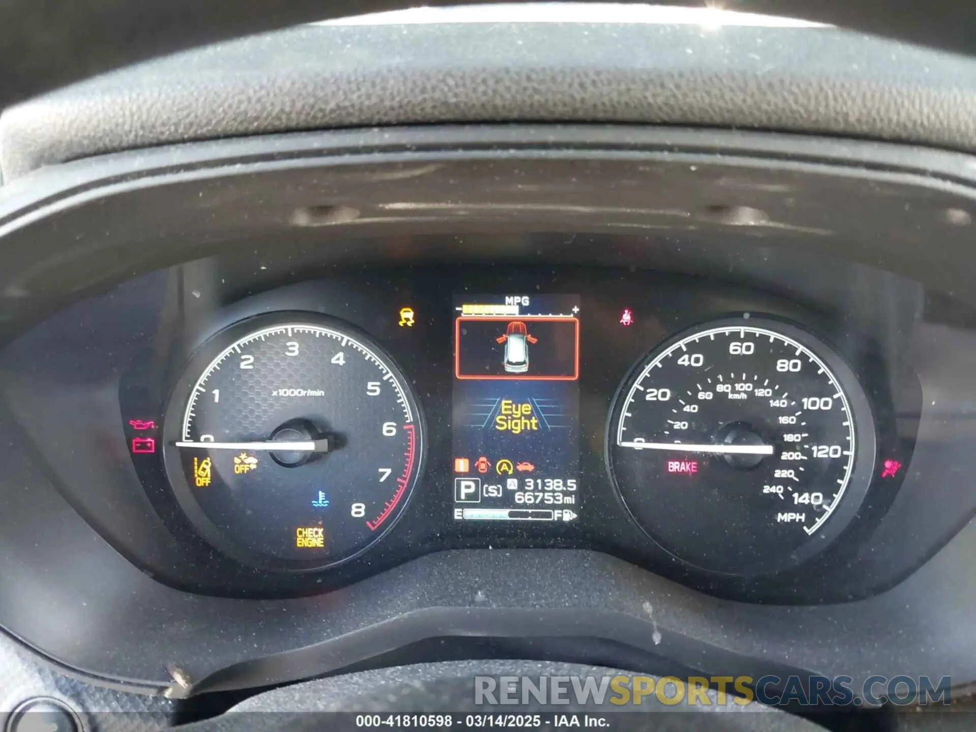 7 Photograph of a damaged car JF2SKACCXKH410907 SUBARU FORESTER 2019