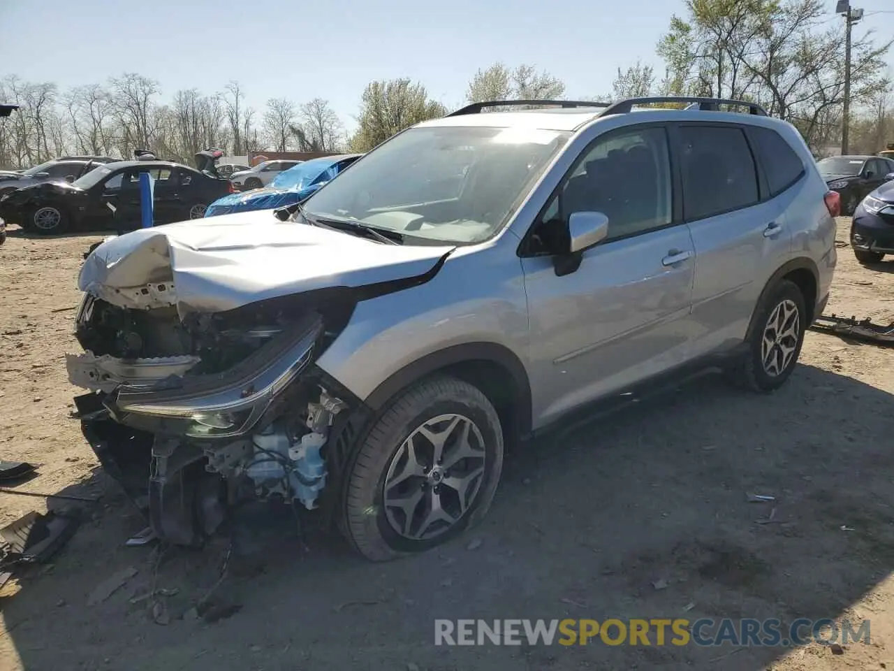 1 Photograph of a damaged car JF2SKAEC0KH493535 SUBARU FORESTER 2019