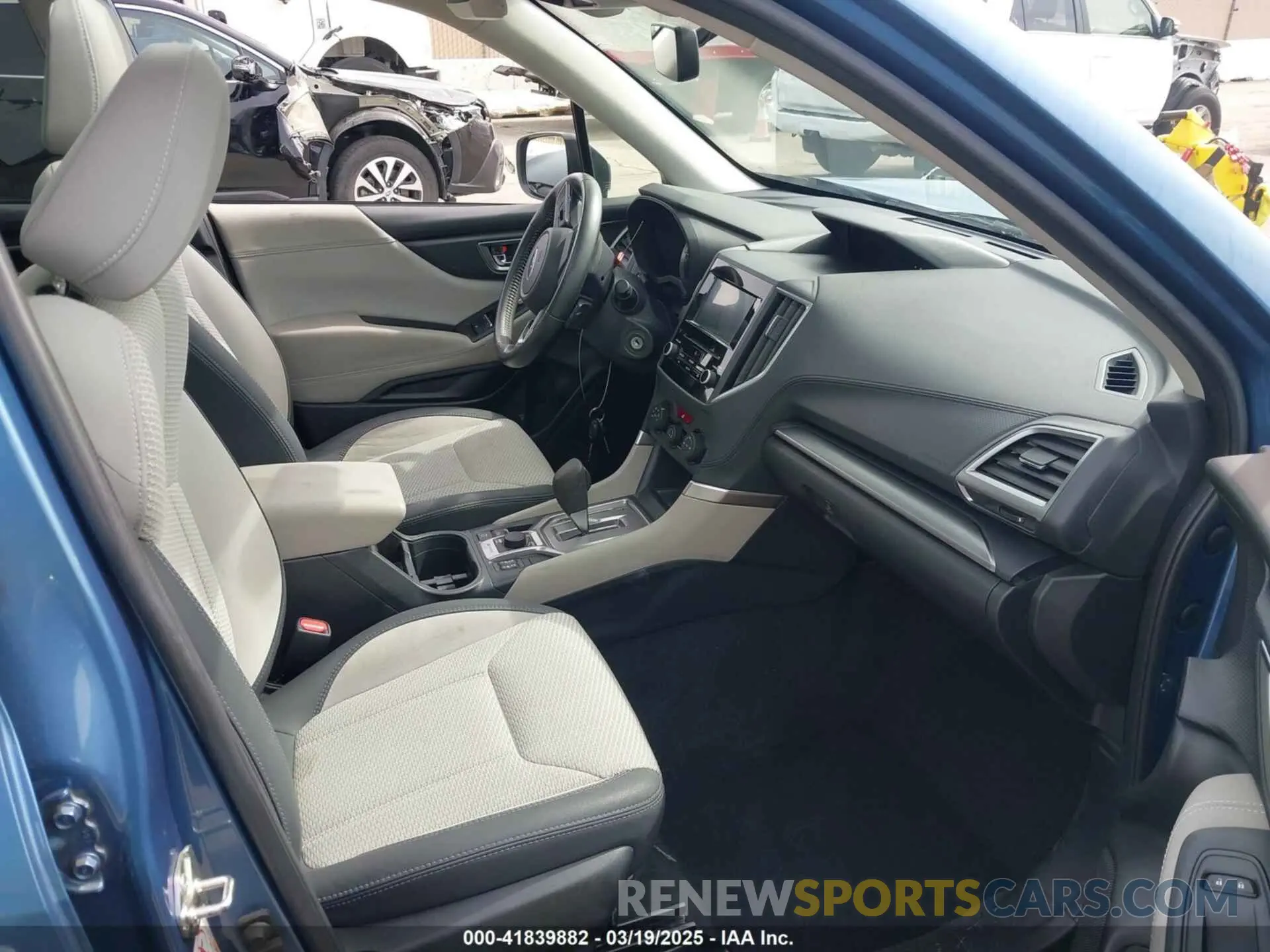 5 Photograph of a damaged car JF2SKAEC0KH522113 SUBARU FORESTER 2019