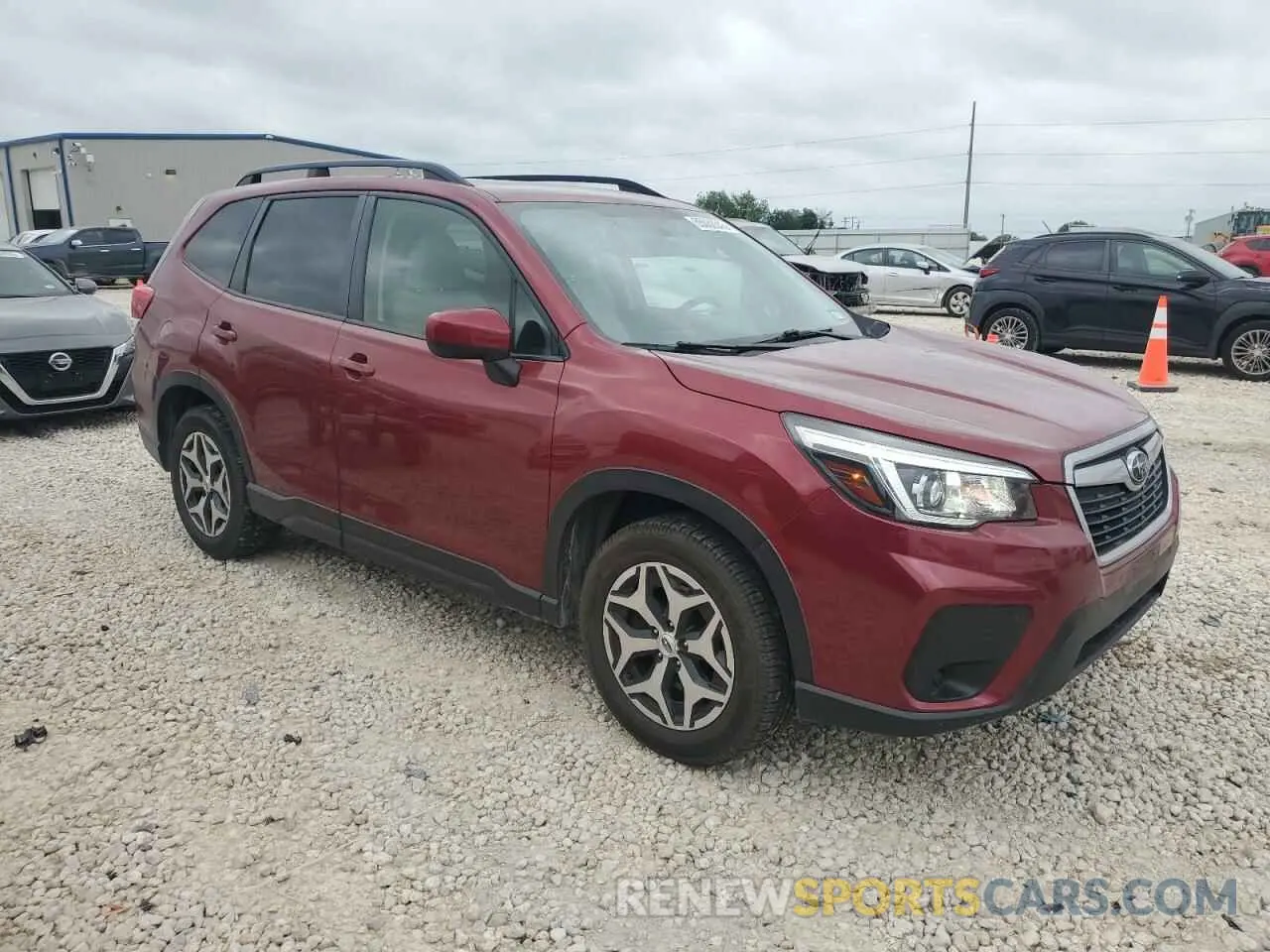 4 Photograph of a damaged car JF2SKAEC0KH594378 SUBARU FORESTER 2019