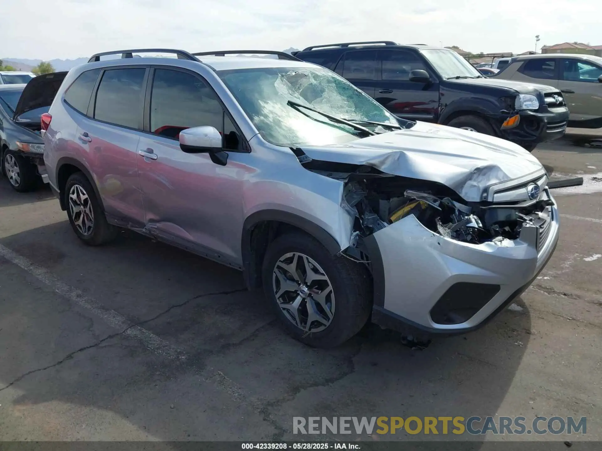 1 Photograph of a damaged car JF2SKAEC1KH451438 SUBARU FORESTER 2019