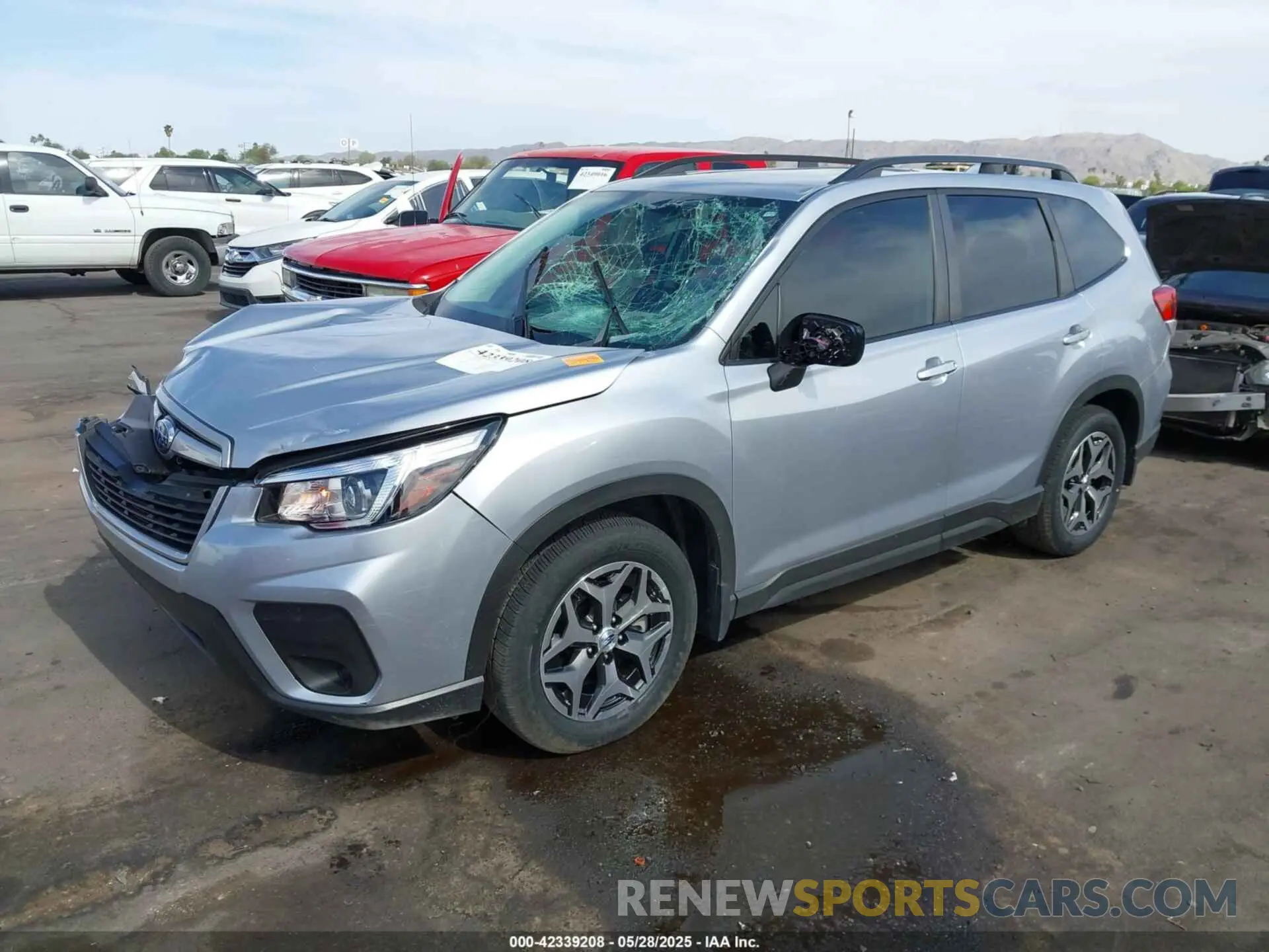 2 Photograph of a damaged car JF2SKAEC1KH451438 SUBARU FORESTER 2019
