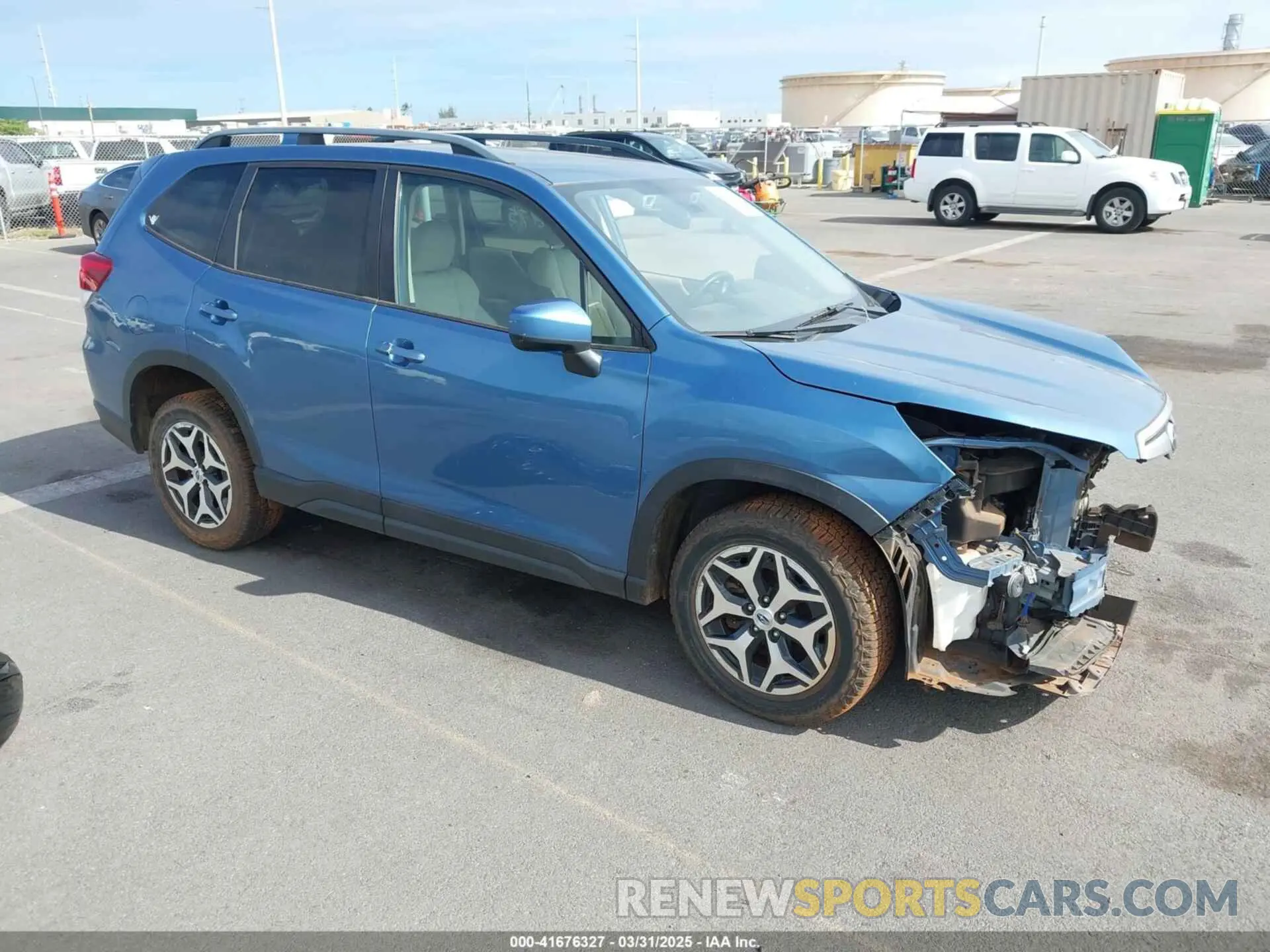 1 Photograph of a damaged car JF2SKAEC1KH509175 SUBARU FORESTER 2019