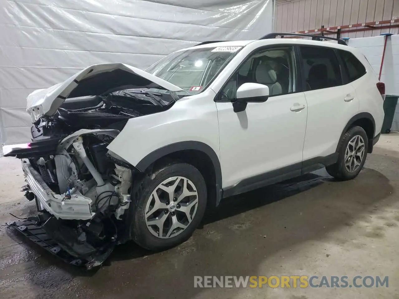 1 Photograph of a damaged car JF2SKAEC2KH409411 SUBARU FORESTER 2019