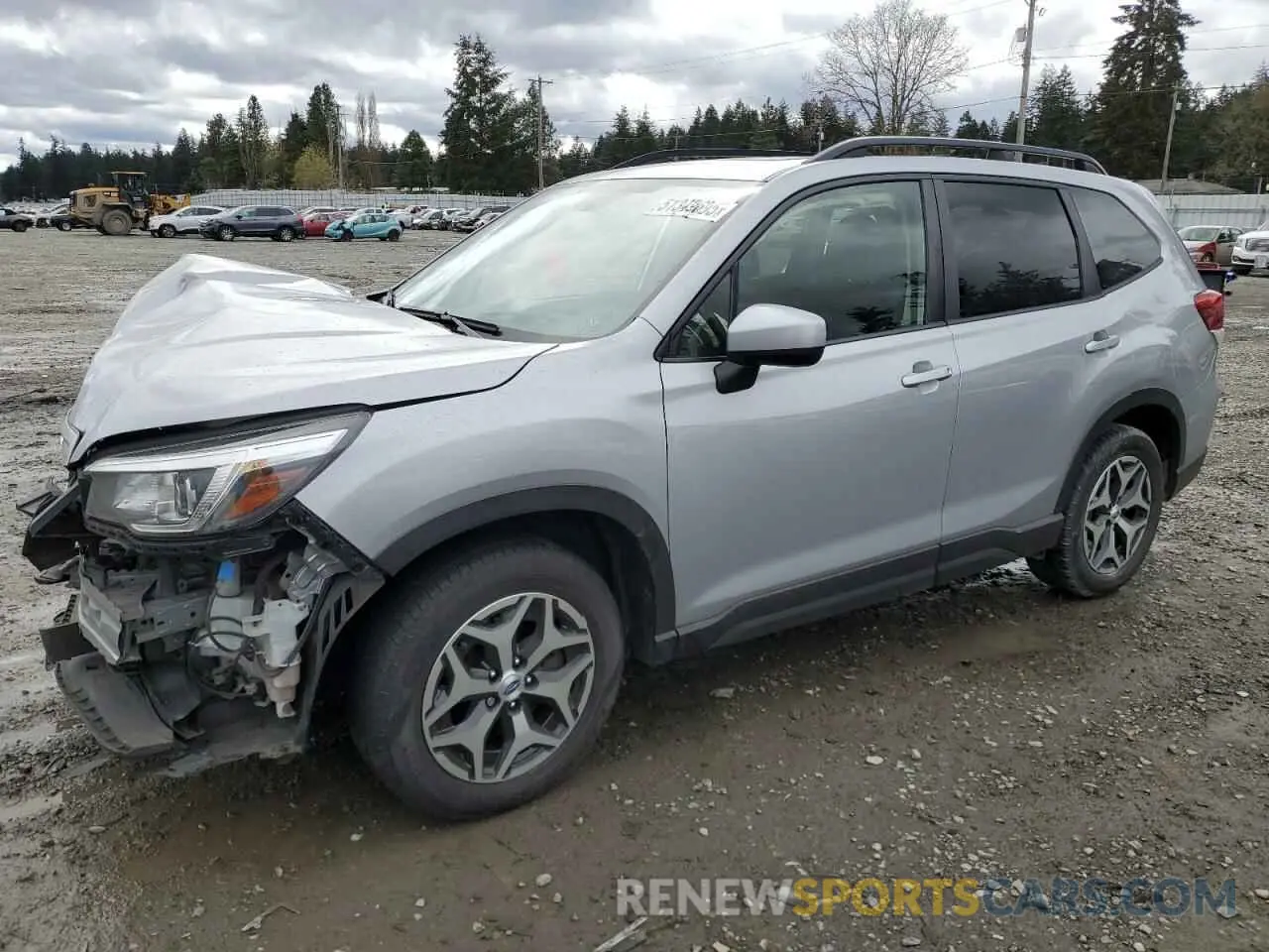 1 Photograph of a damaged car JF2SKAEC2KH464604 SUBARU FORESTER 2019