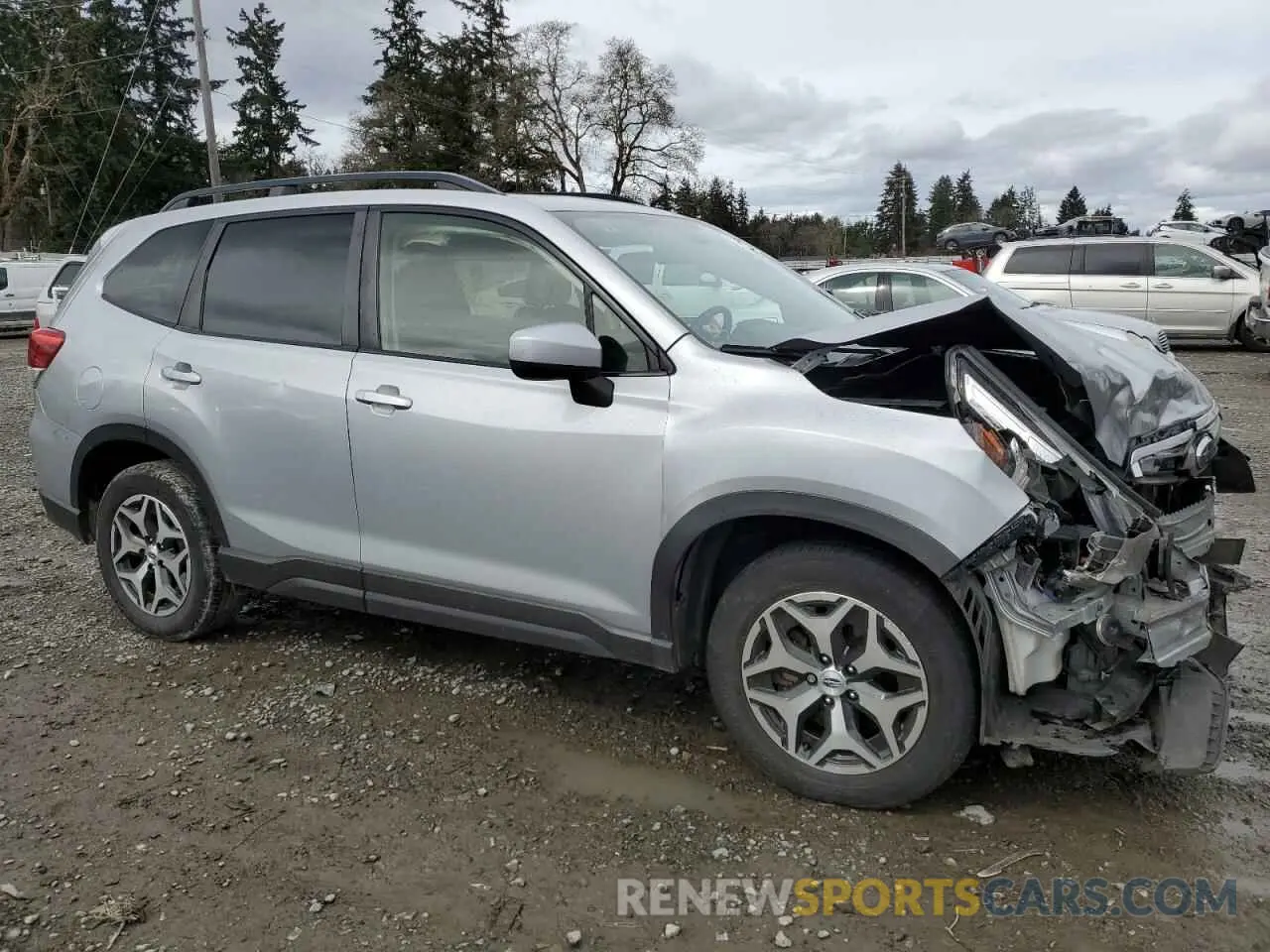 4 Photograph of a damaged car JF2SKAEC2KH464604 SUBARU FORESTER 2019