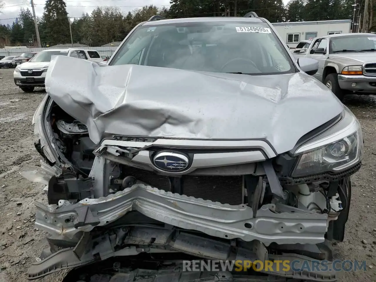 5 Photograph of a damaged car JF2SKAEC2KH464604 SUBARU FORESTER 2019