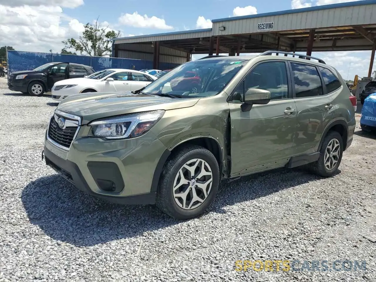 1 Photograph of a damaged car JF2SKAEC3KH406436 SUBARU FORESTER 2019